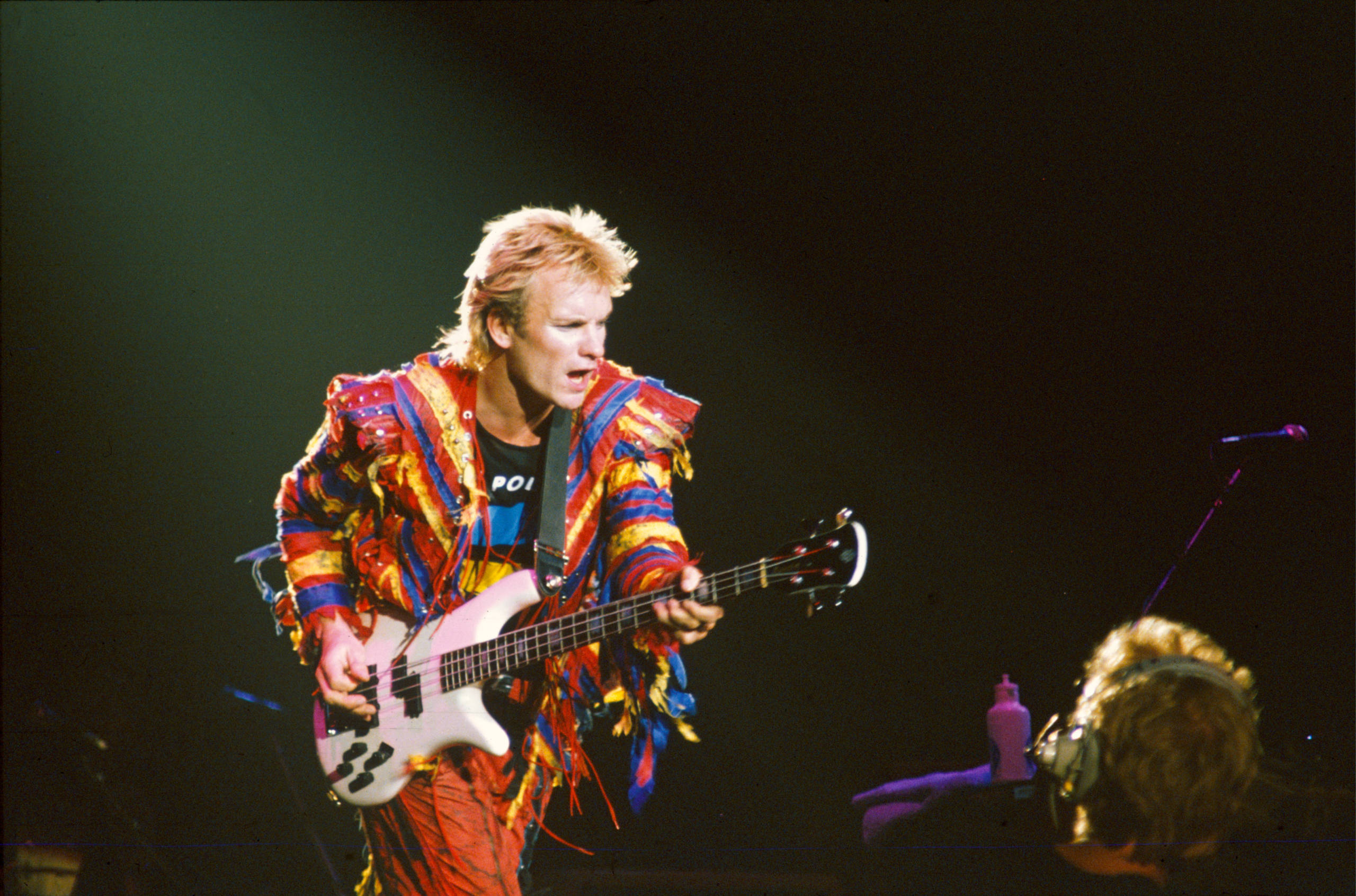 Sting live in London, 1983.