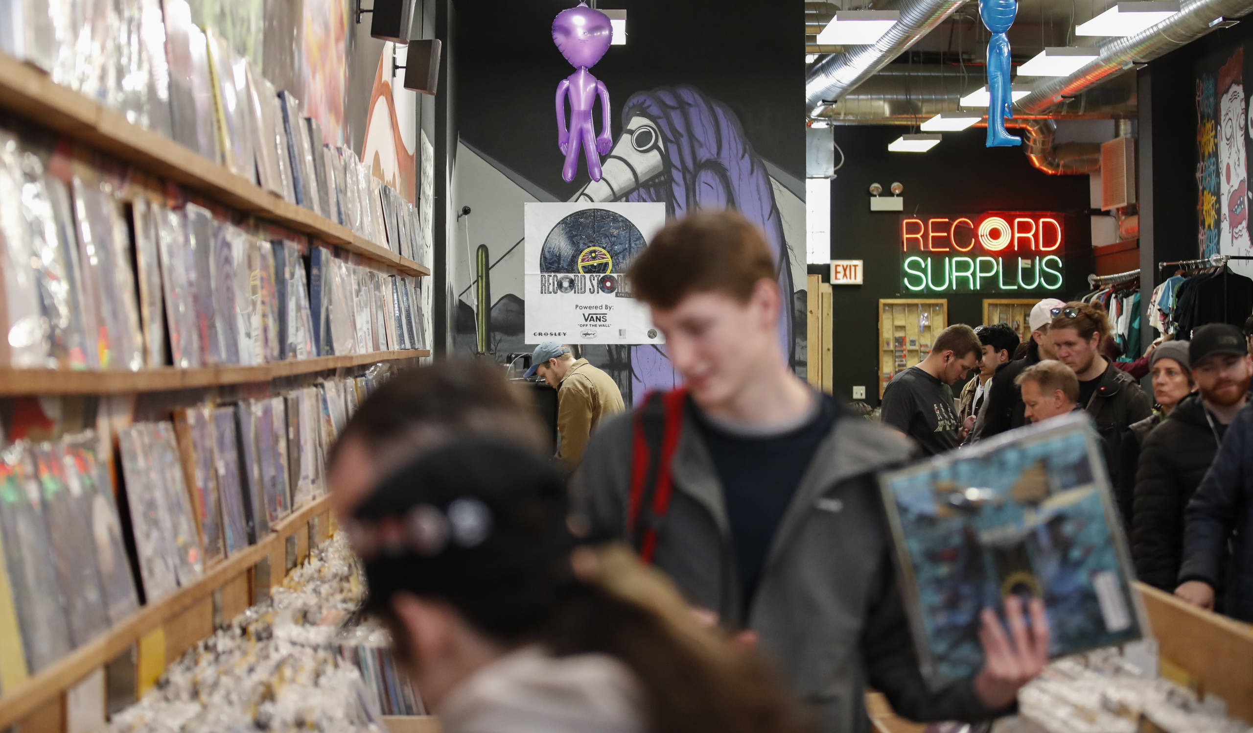 Der Record Store Day in Chicago, 2019.