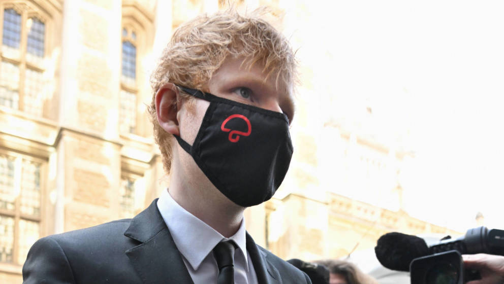 Ed Sheeran vor dem Londoner Gericht am 08.03.2022.