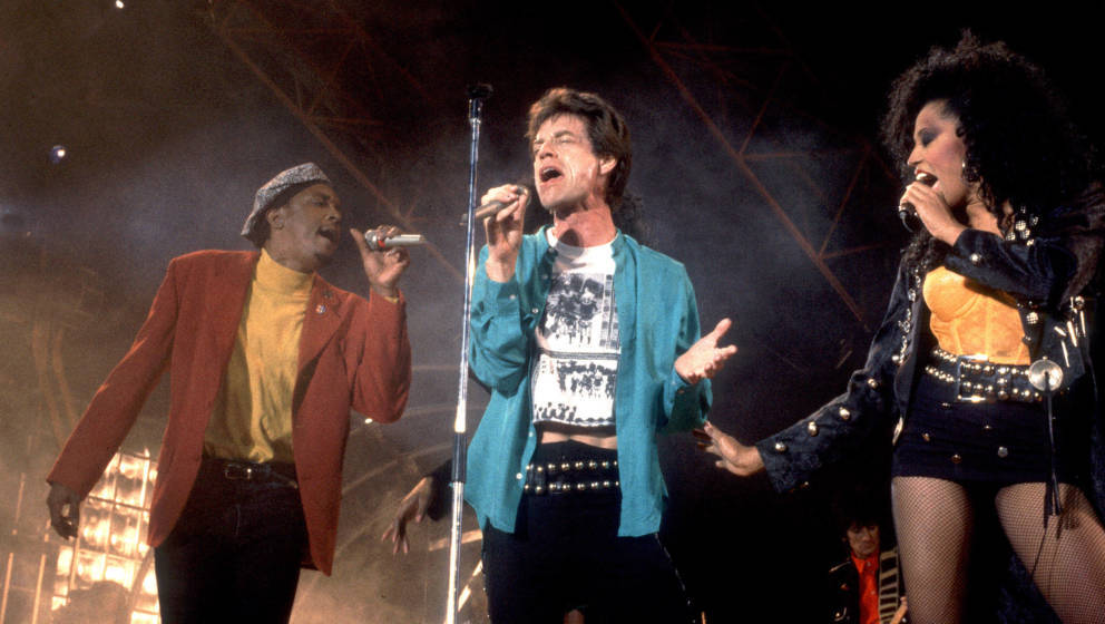 USA 1989: The Rolling Stones on the Steel Wheels Tour in 1989  (Photo by Paul Natkin/WireImage)