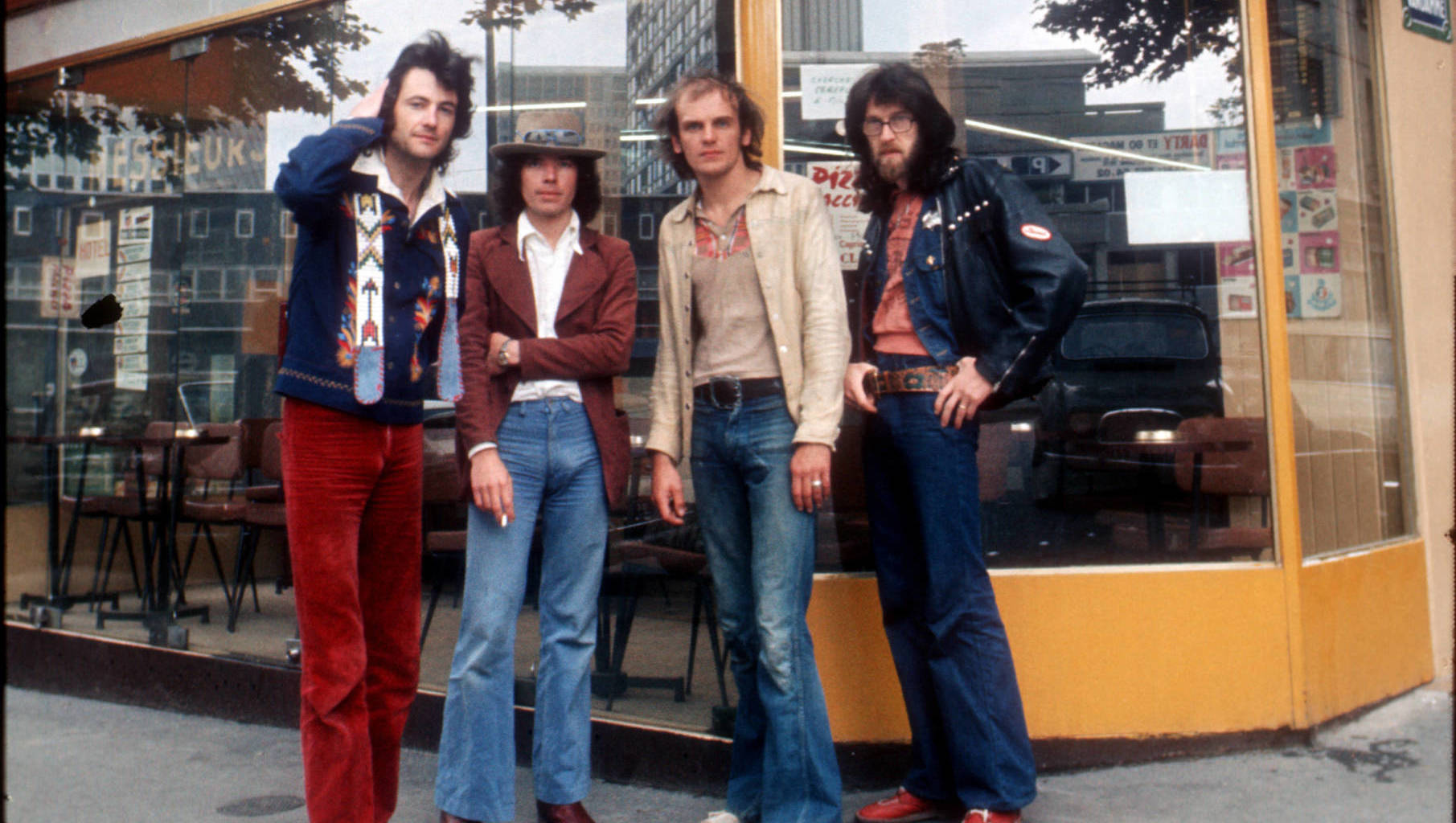 Van Der Graaf Generator 1947 in Paris: Peter Hammill, Hugh Banton und Guy Evans, damals noch mit David Jackson.