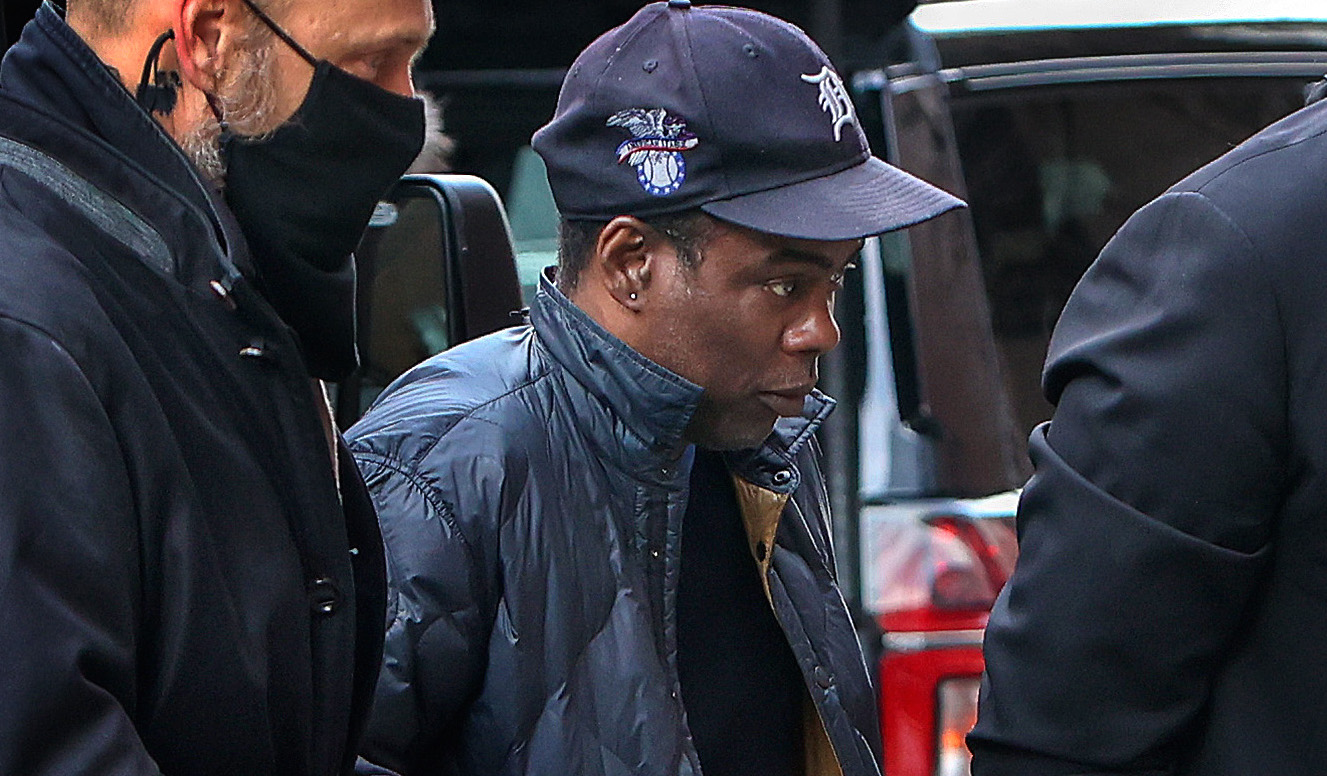 Chris Rock nachdenklich vor seinem Auftritt in Boston