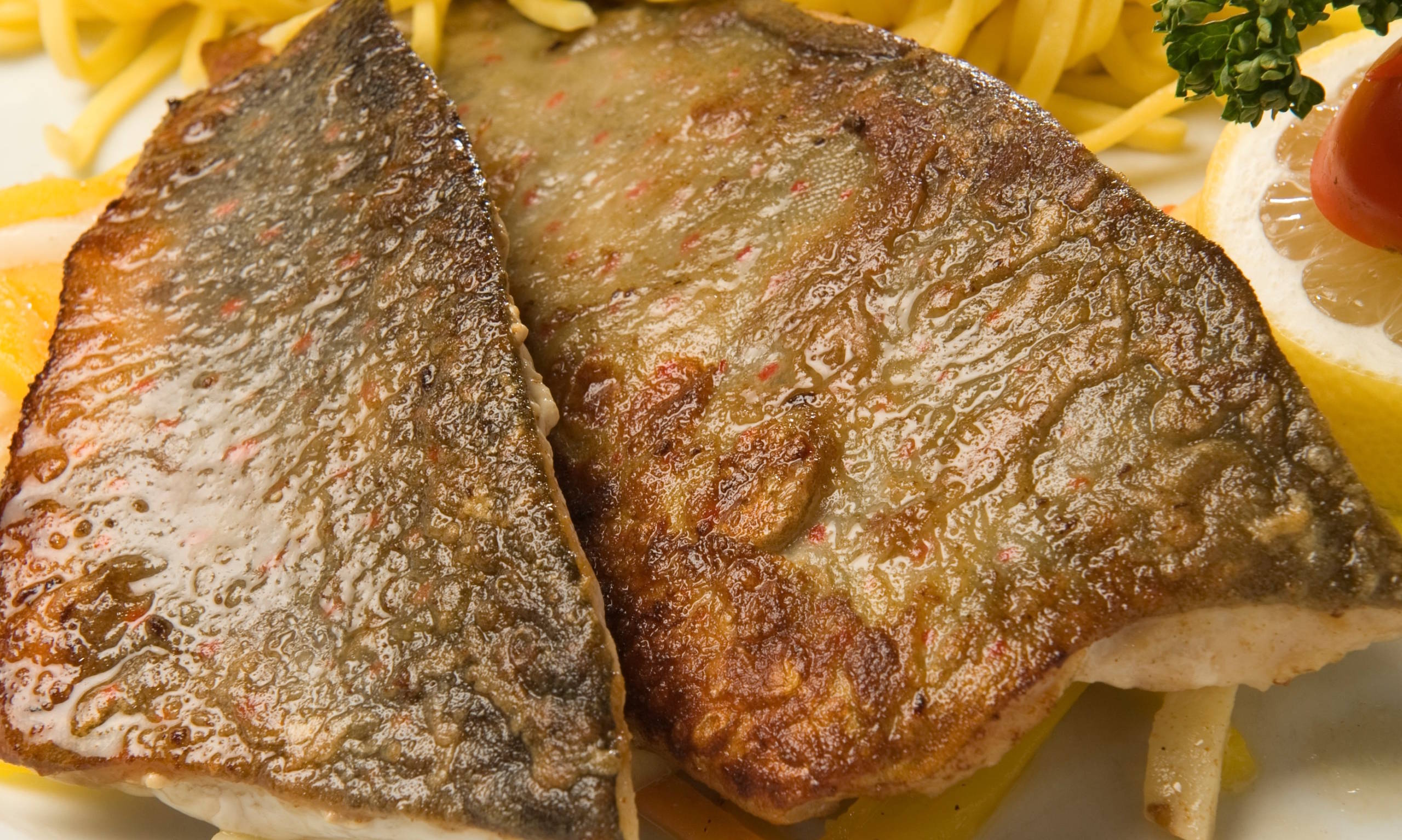 Schmackhafter Saibling