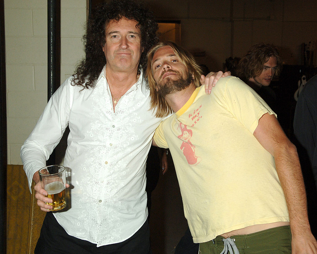 Brian May und Taylor Hawkins