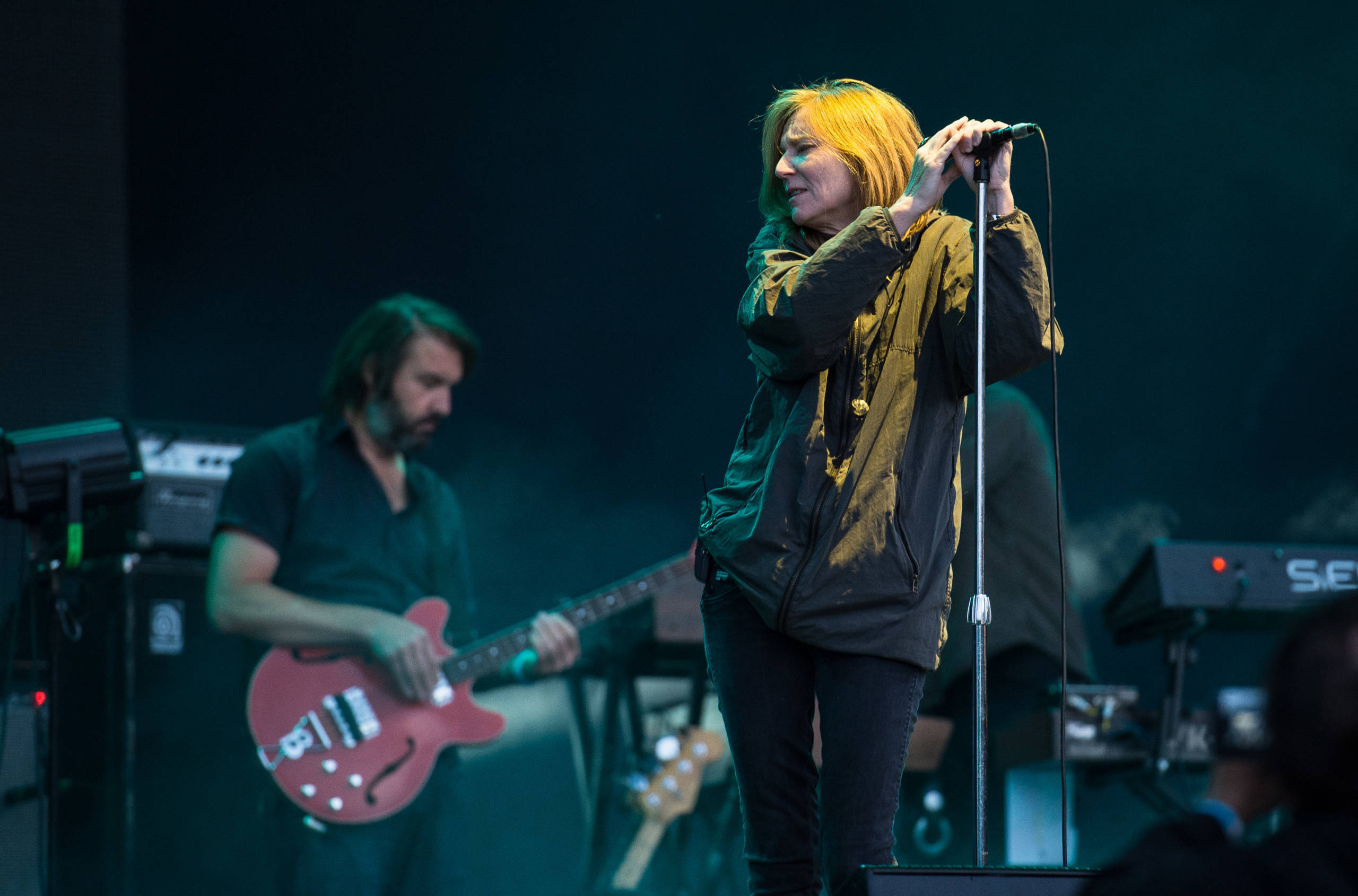 Beth Gibbons von Portishead beim Rock en Seine Festival am 23. August 2014 in Saint-Cloud, Frankreich.