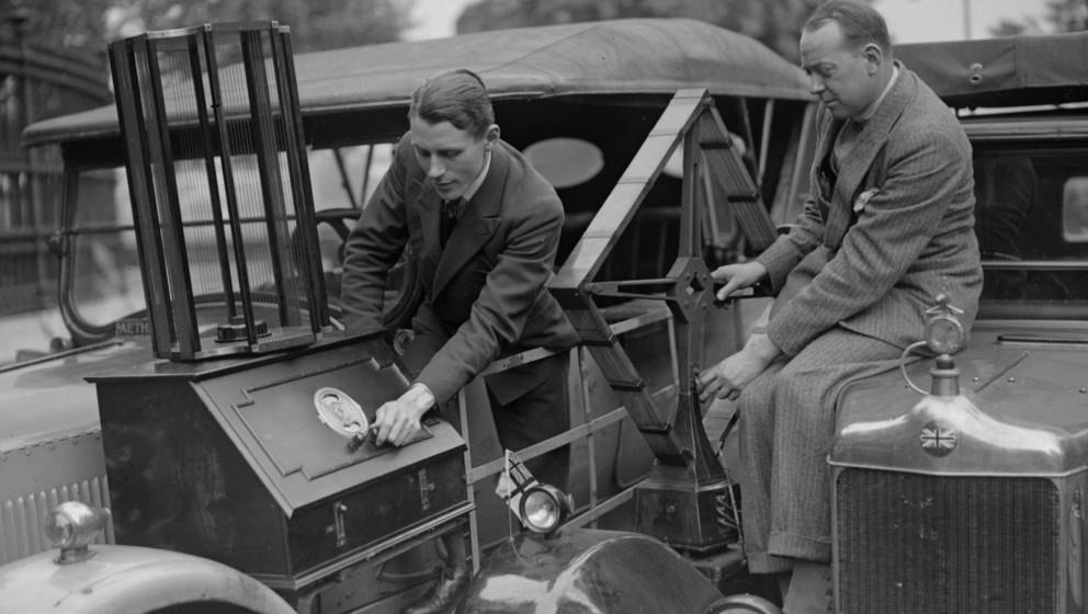Eines der ersten Auto-Radios, das in Serie ging - hier im Jahr 1927