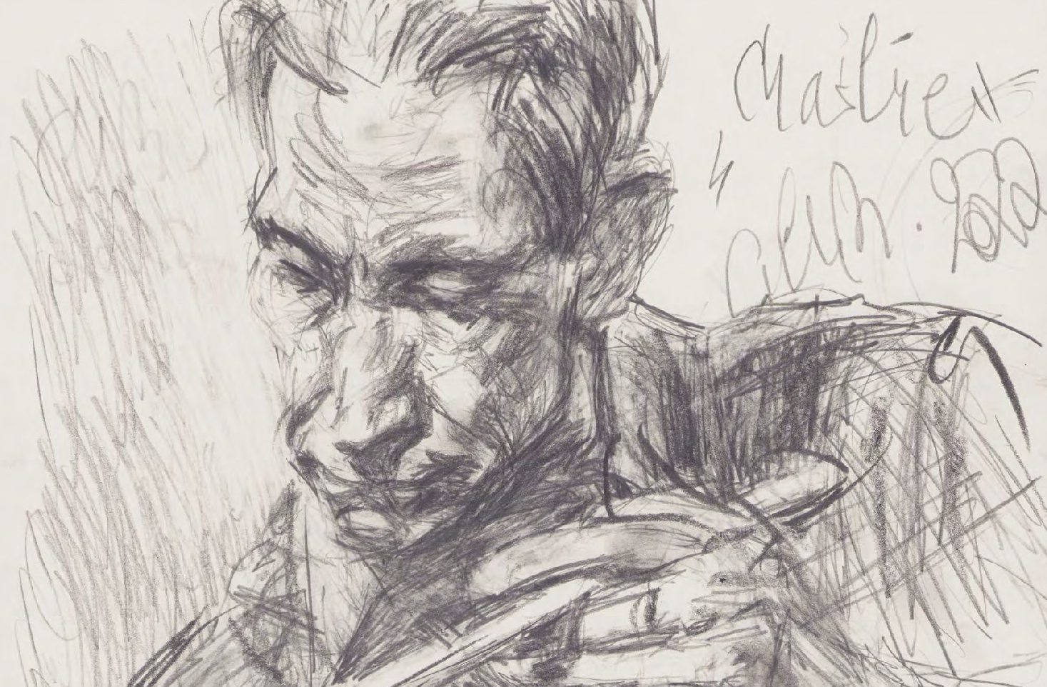 Charlie-Watts-Lithographie von Christoph Bouet