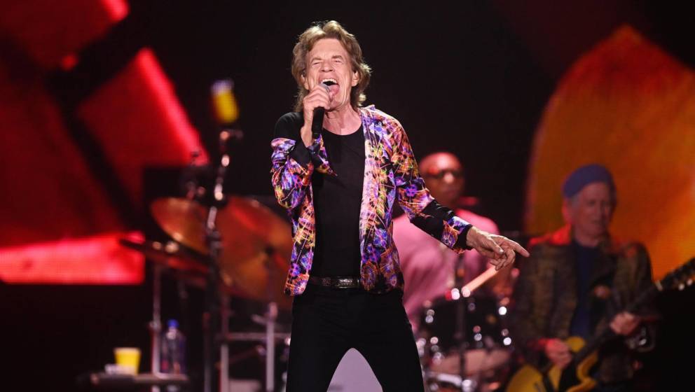 Mick Jagger in Hochform währen der „Sixty“-Tour der Rolling Stones