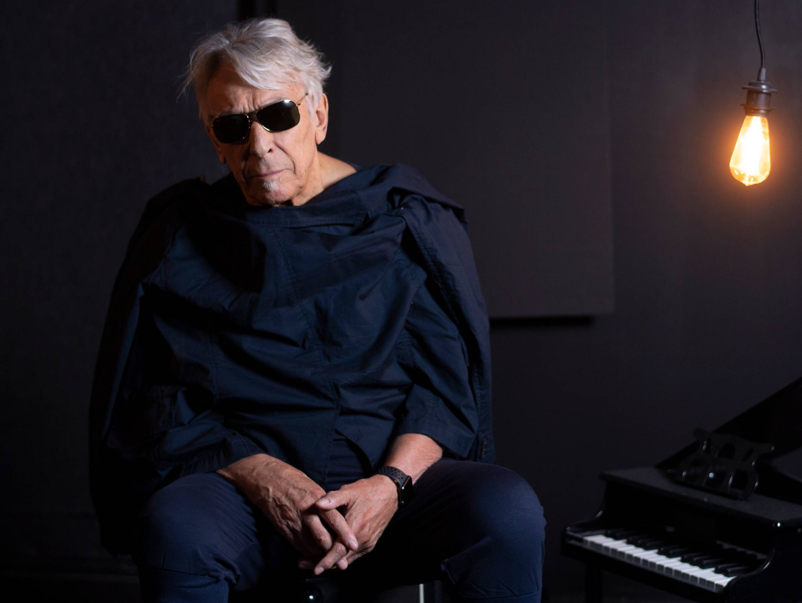 TOPSHOT - Welsh musician, composer, singer, songwriter and record producer John Cale poses during a photo session in Los A...