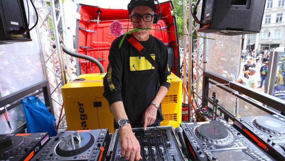 BERLIN, GERMANY - JULY 09: Love Parade organizer Matthias Roeingh a.k.a DJ Dr. Motte poses for a portrait as techno music ent