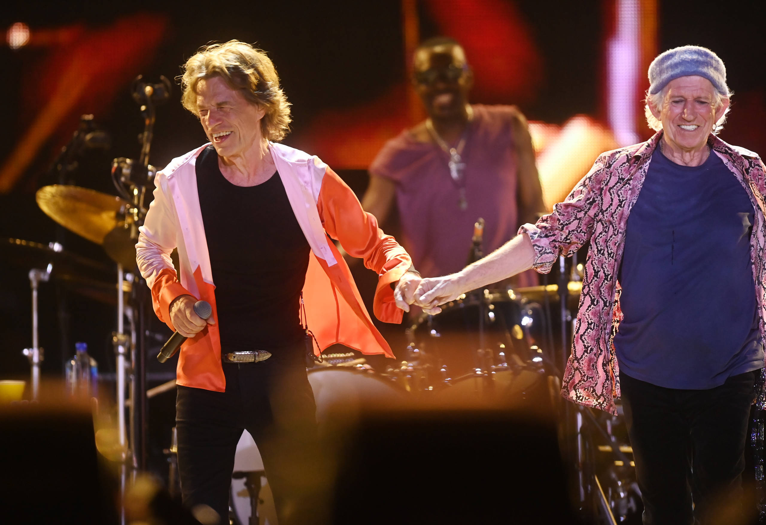 Mick Jagger (l) und Keith Richards (r) in 2022