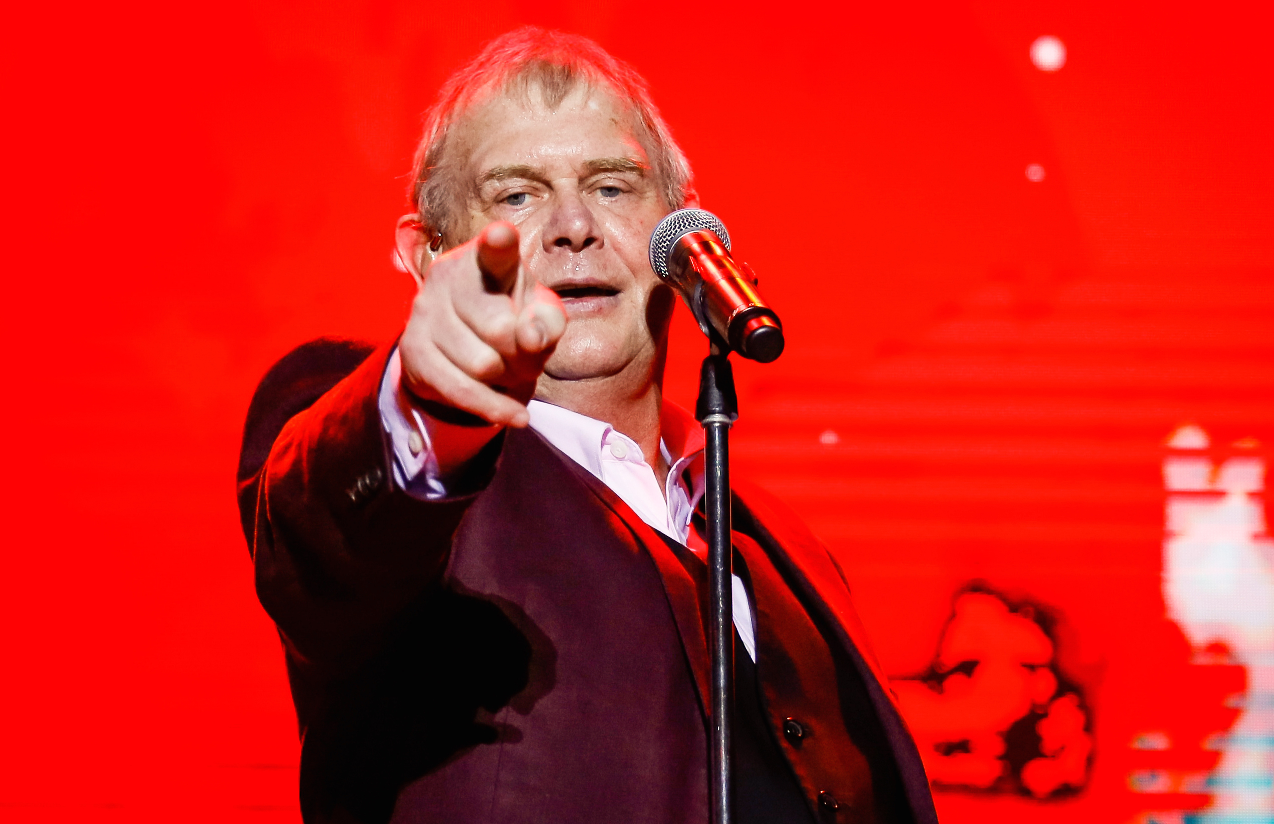 SYDNEY, AUSTRALIA - NOVEMBER 09: John Farnham performs at One Electric Day 2019 on Cockatoo Island on November 09, 2019 in...