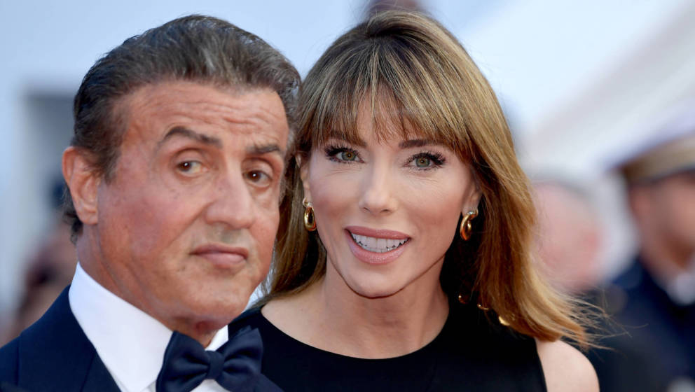 Cannes, Frankreich: Sylvester Stallone und Jennifer Flavin auf dem 72. Cannes Film Festival, 2019