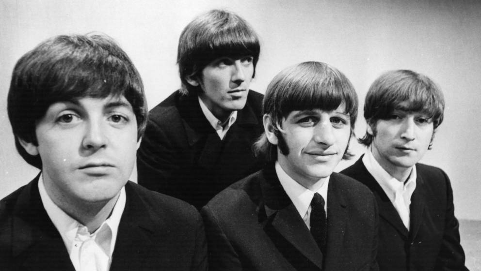 Portrait von den Beatles: Paul McCartney, George Harrison, Ringo Starr und John Lennon (1940 - 1980)