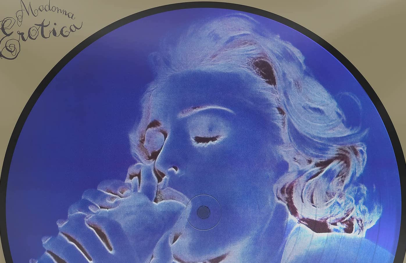 Madonna und die Picture Disc zu „Erotica“