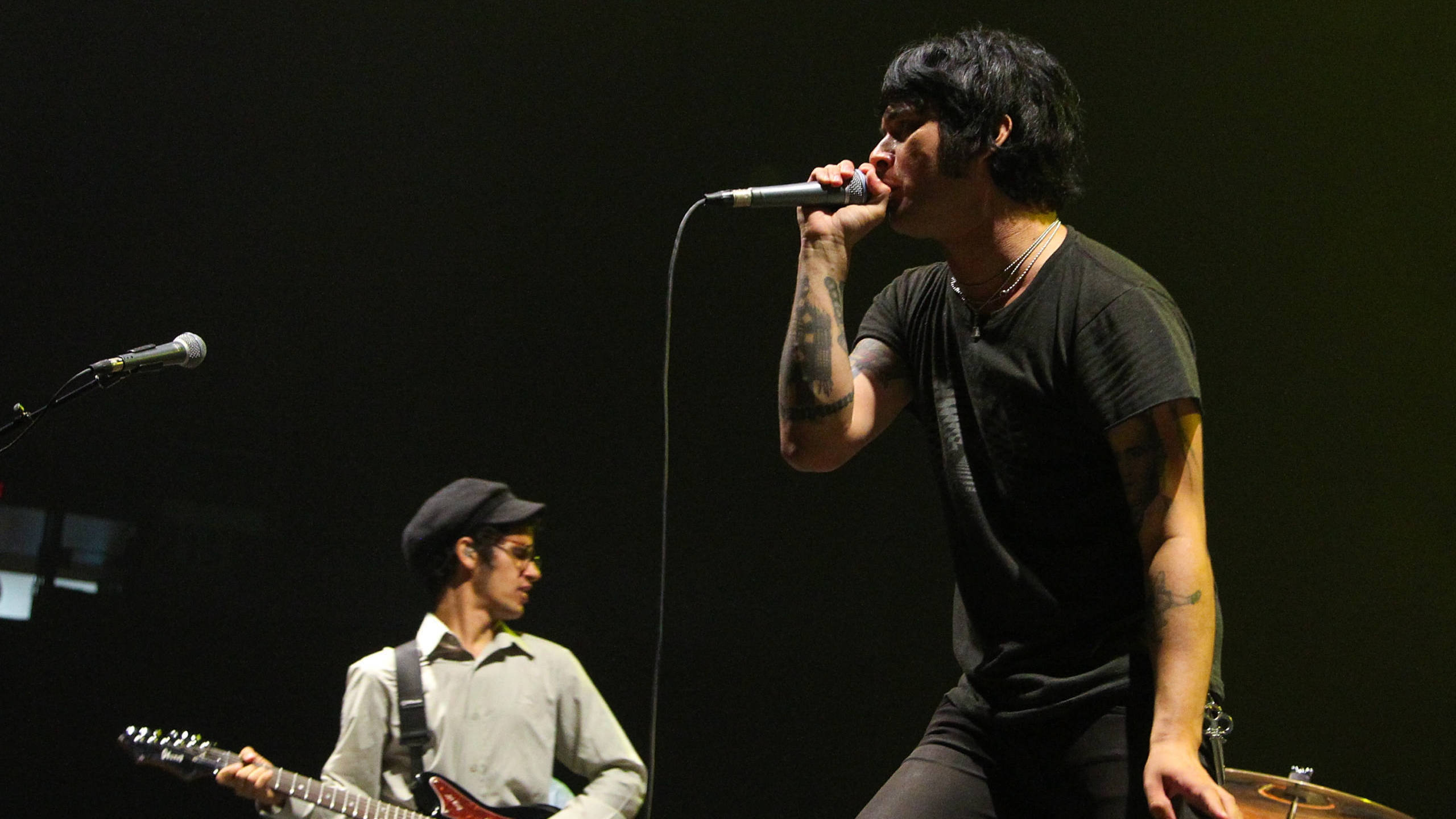 Cedric Bixler-Zavala (rechts) und Omar Rodríguez-López von The Mars Volta im Jahr 2011