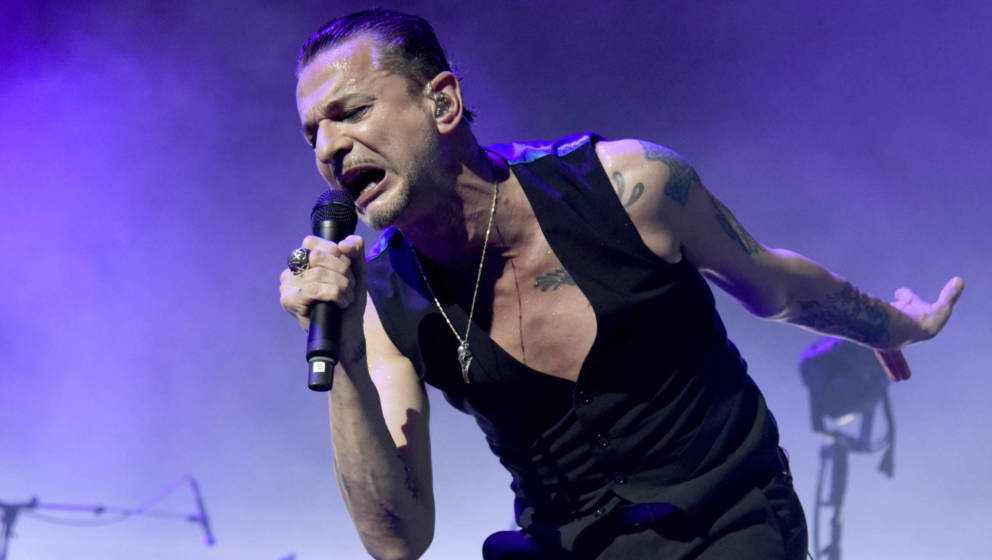 Sacramento, Kalifornien:  Dave Gahan von Depeche Mode live 2018.