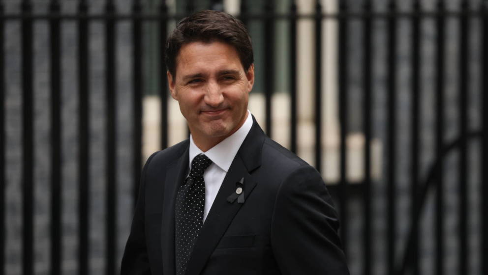 London, England: Der kanadische Premierminister Justin Trudeau, 2022.