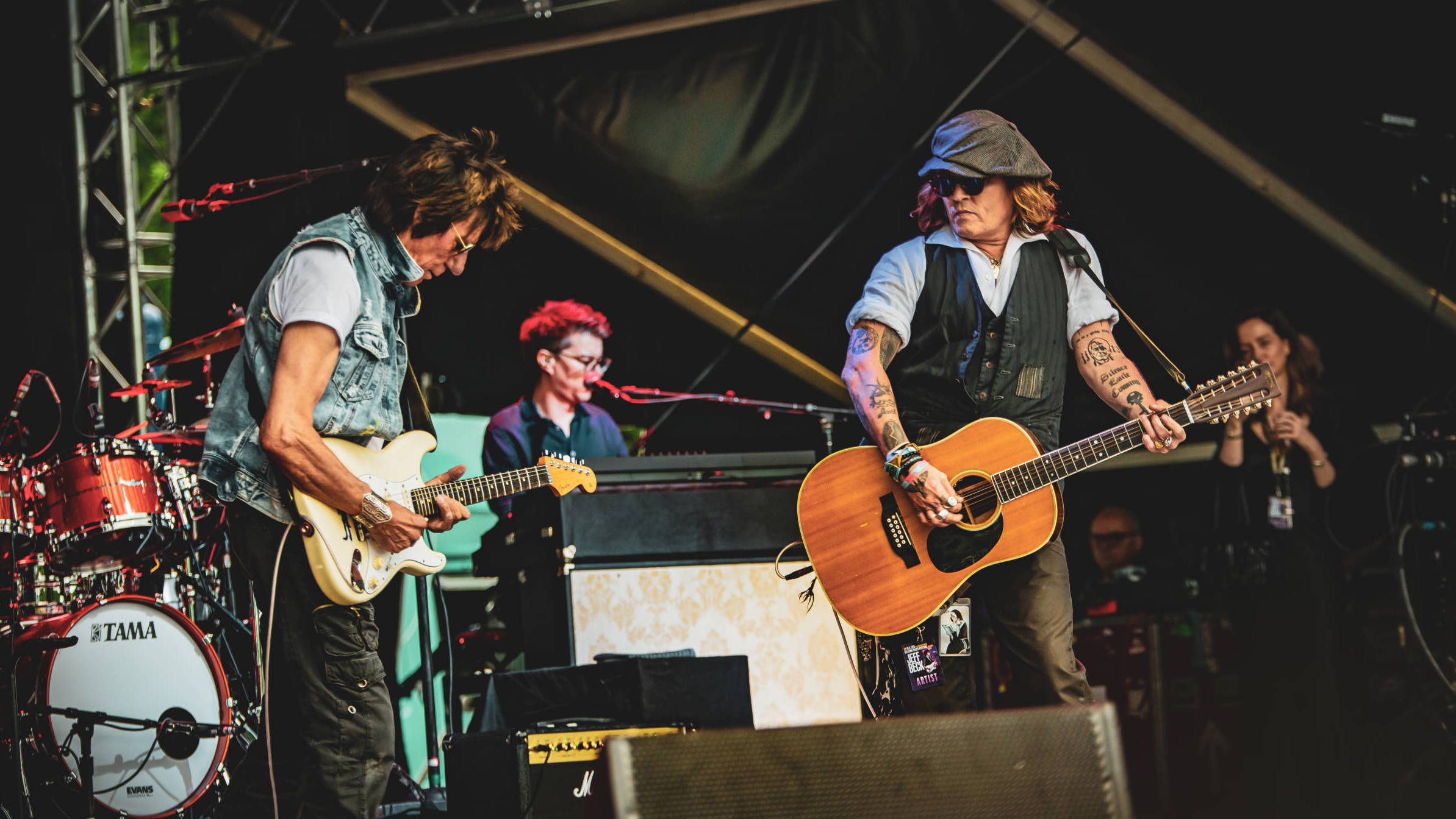 Johnny Depp auf dem Blues Festival 2022