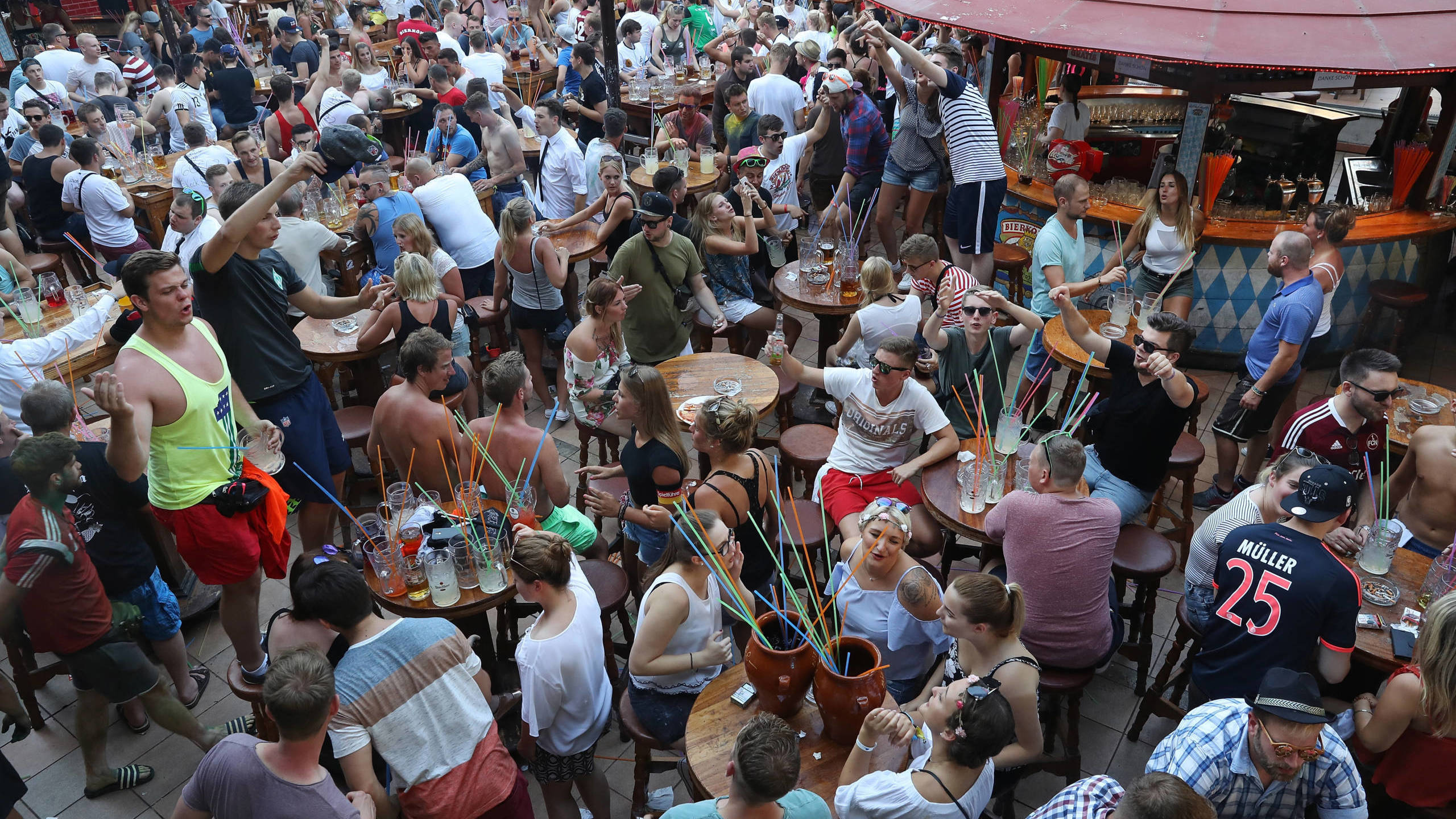 Der Ballermann auf Mallorca, 27. Juli 2017