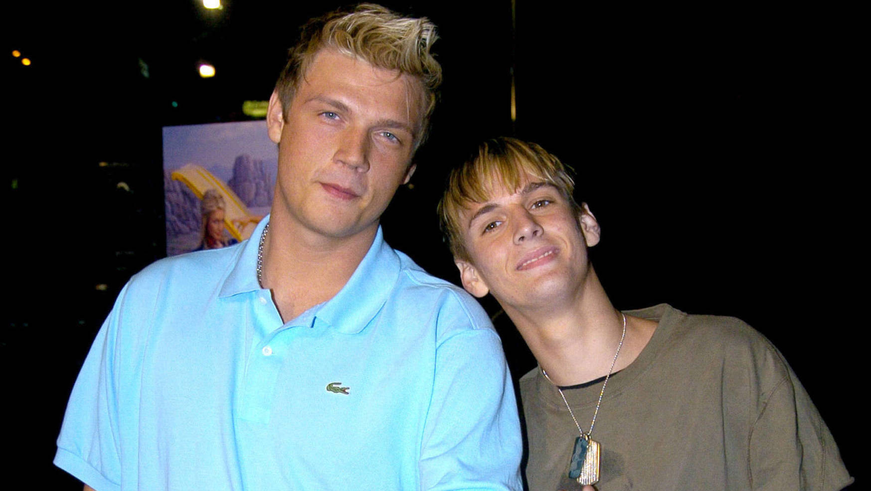 Nick und Aaron Carter während einer Filmpremiere