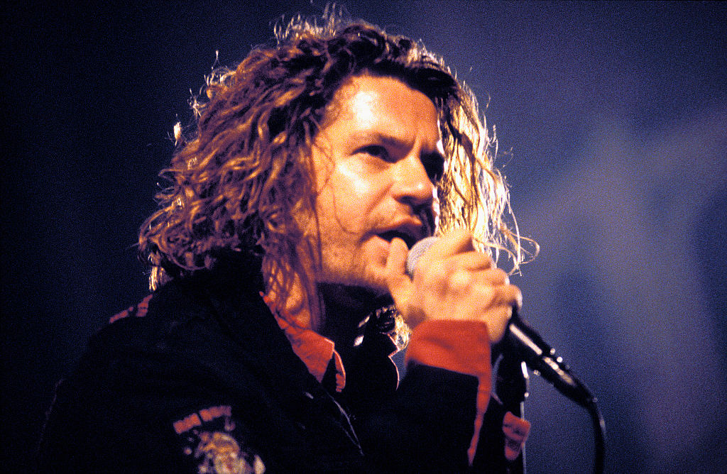 Michael Hutchence von INXS, hier im Jahre 1993