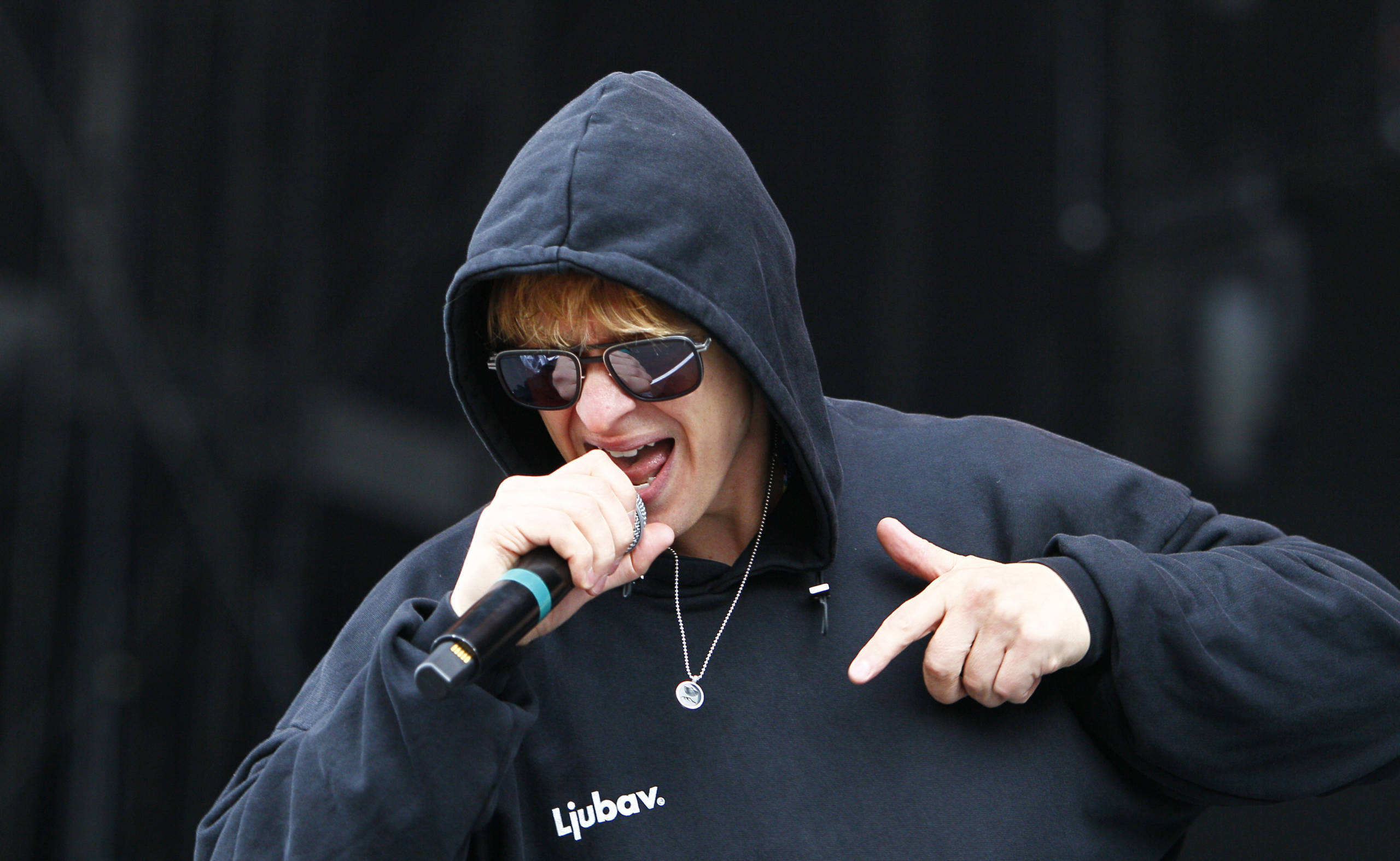 MUNICH, GERMANY - SEPTEMBER 03: Schmyt of Germany performs at the Superbloom Festival 2022 on September 03, 2022 in Munich...