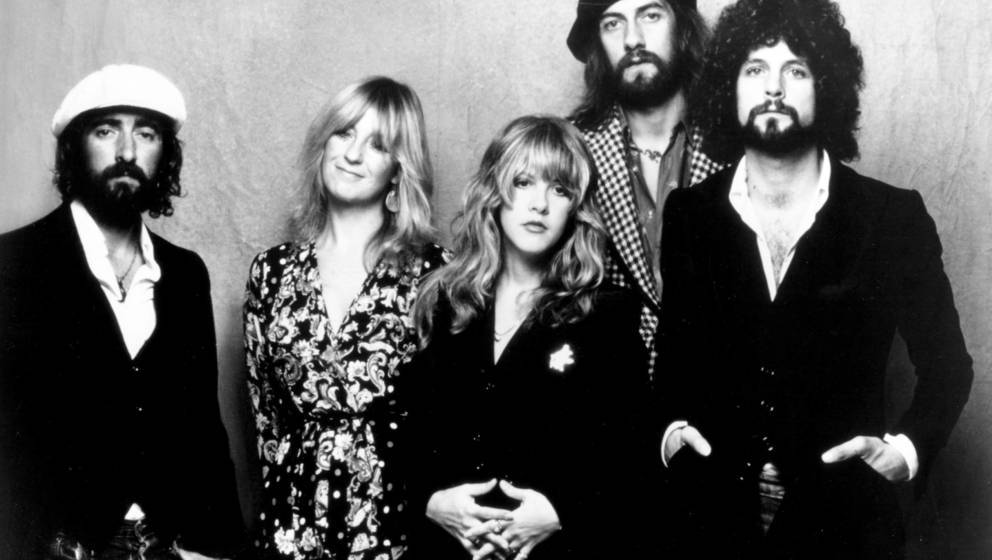 Fleetwood Mac 1975 - v.l.n.r: John McVie, Christine McVie, Stevie Nicks, Mick Fleetwood, und Lindsey Buckingham
