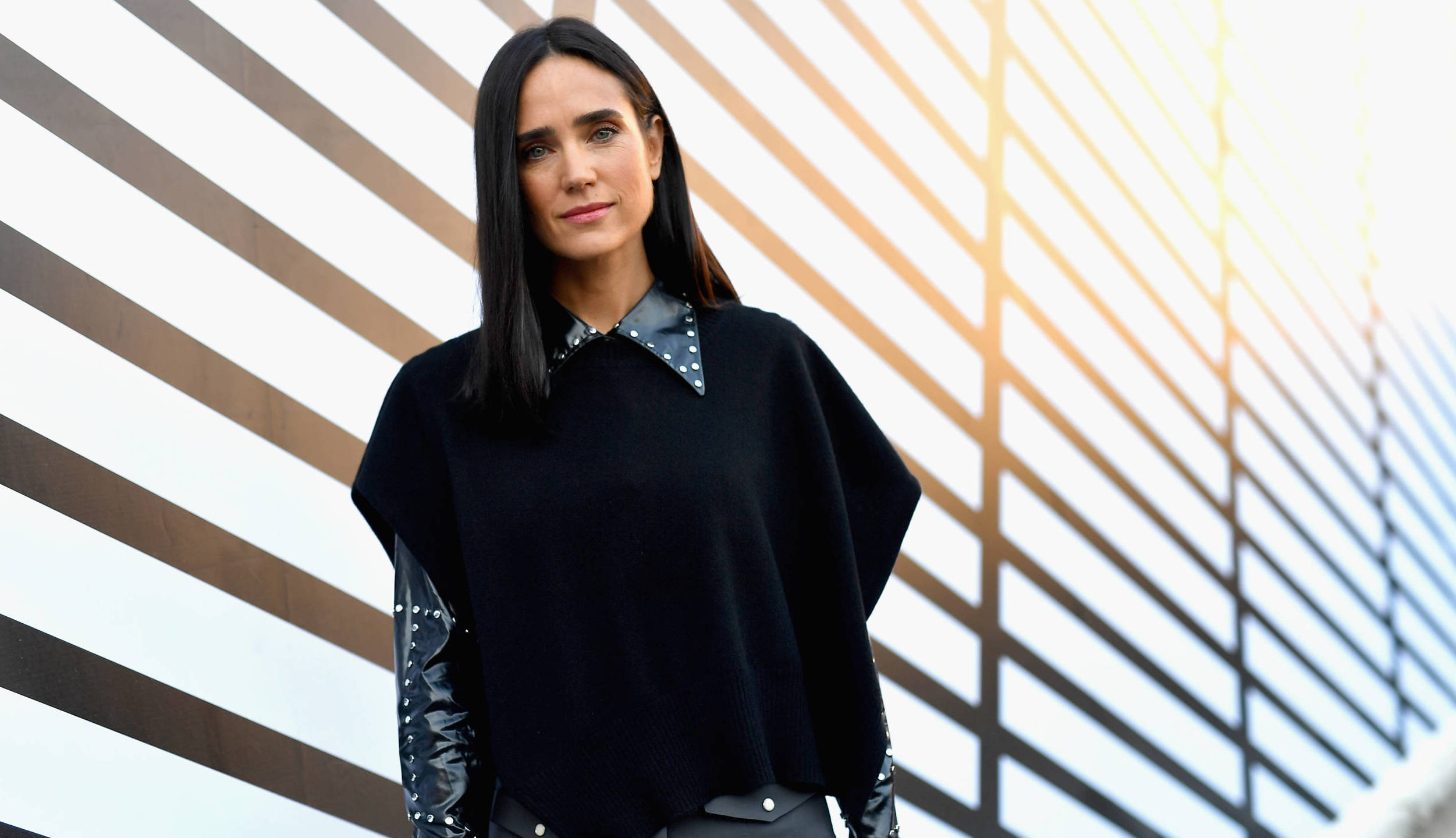 PARIS, FRANCE - OCTOBER 05:  Jennifer Connelly attends the Louis Vuitton show as part of the Paris Fashion Week Womenswear...