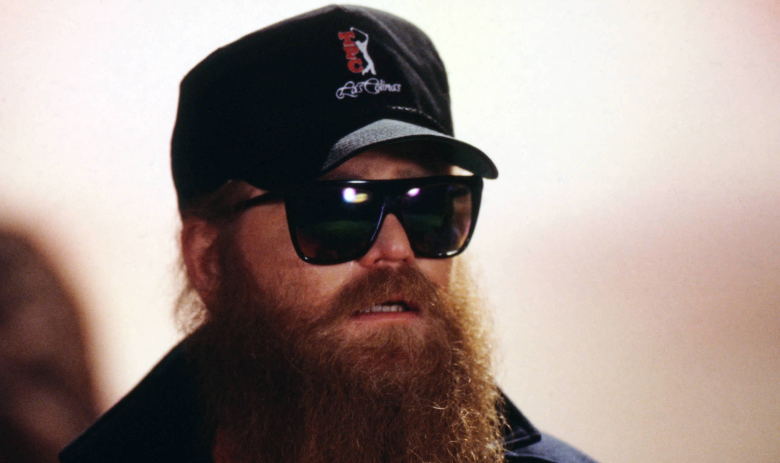 ZZ Top, amerikanische Rockband, Portrait von Sänger und E-Gitarrist Billy Gibbons, Auftritt in Deutschland, 1987. (Photo ...