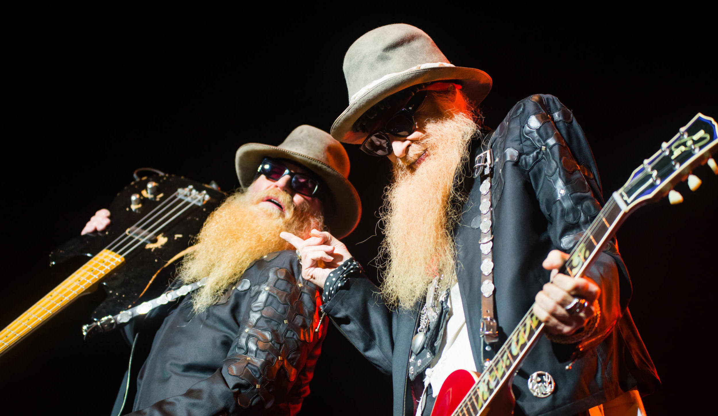 AMSTERDAM, NETHERLANDS - JUNE 24: Billy Gibbons and Dusty Hill of ZZ Top perform on stage at Heineken Music Hall on June 2...