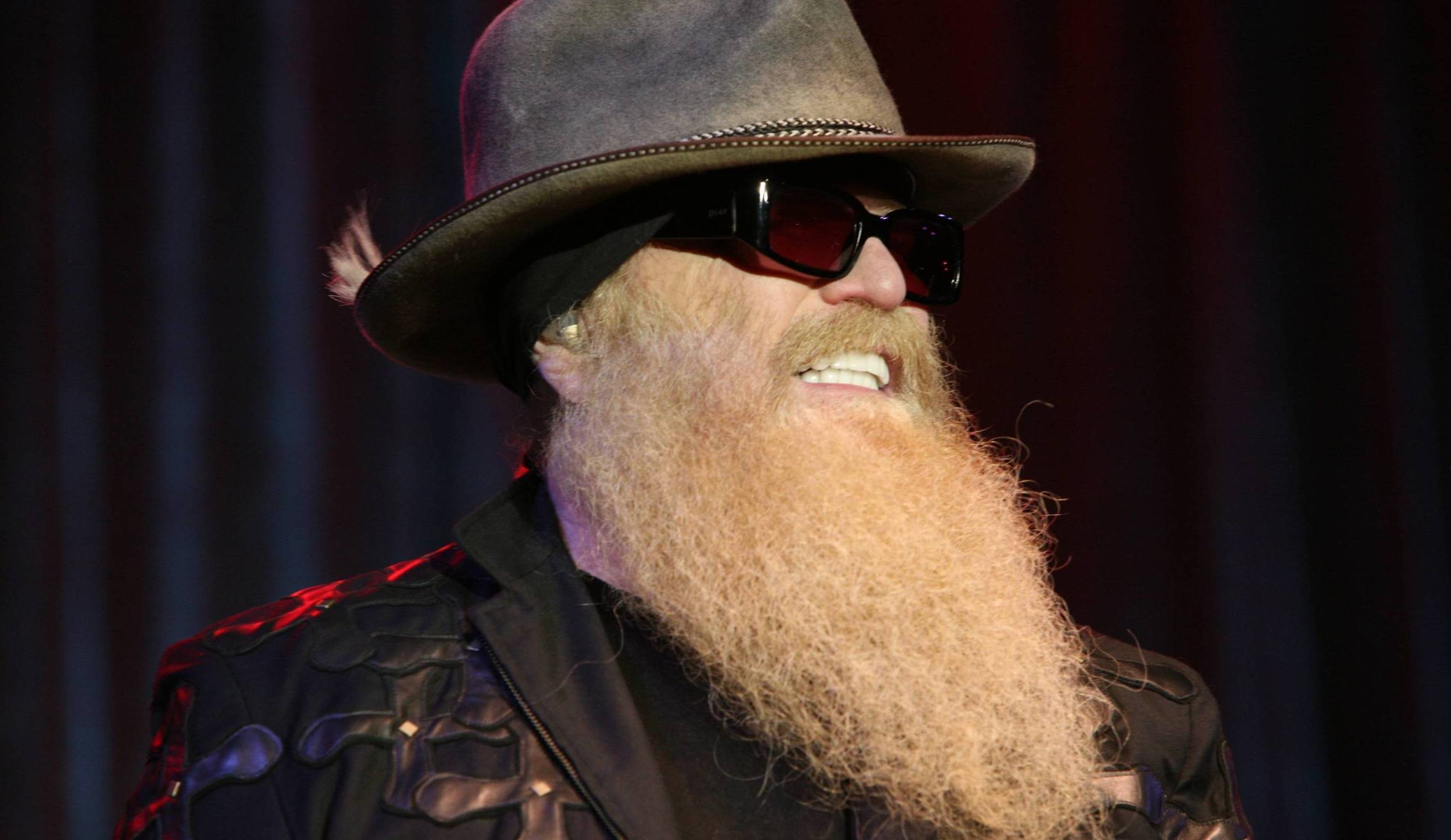 SAN DIEGO - SEPTEMBER 13:  Dusty Hill vocalist and bassist for the band ZZ Top performs at Humphrey's Concerts By The Bay ...