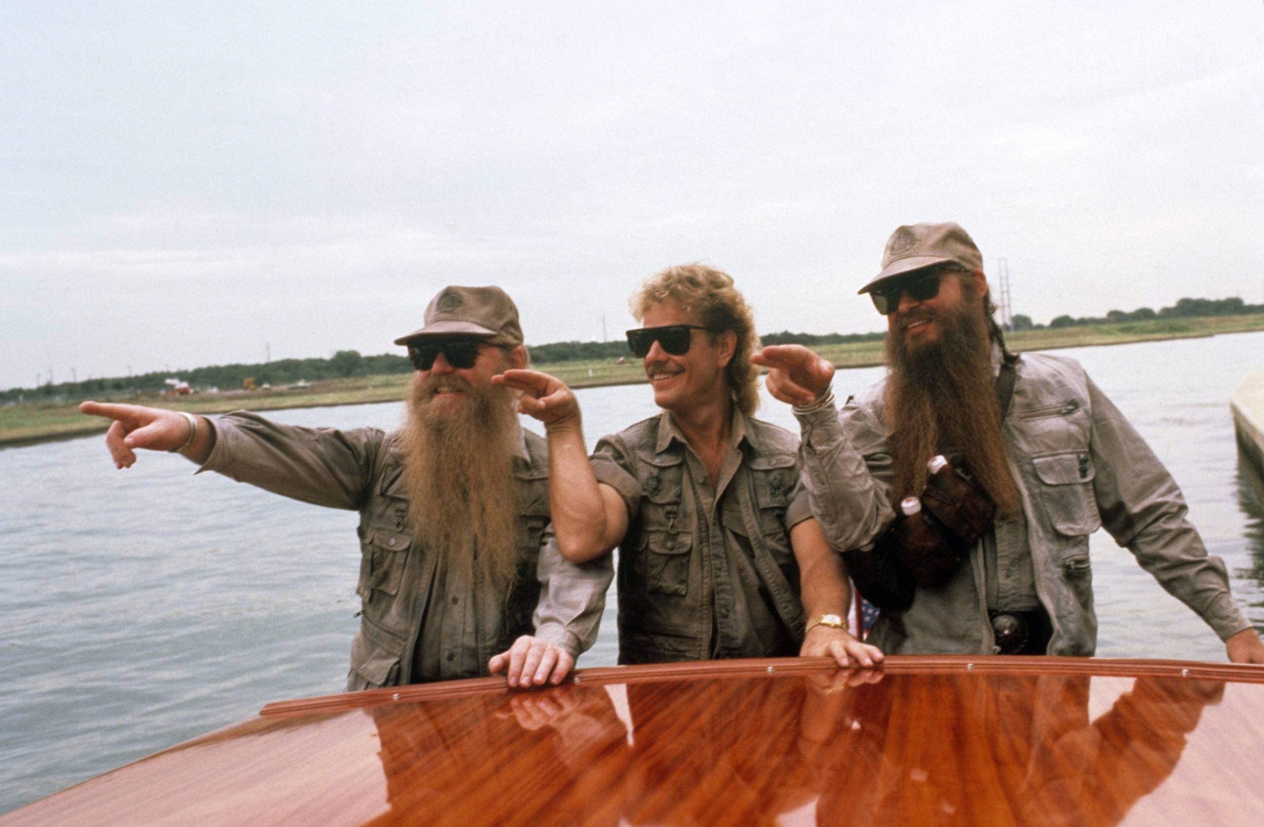 (MANDATORY CREDIT Ebet Roberts/Getty Images) UNITED STATES - JANUARY 01:  Photo of Frank BEARD and ZZ TOP and Dusty HILL a...
