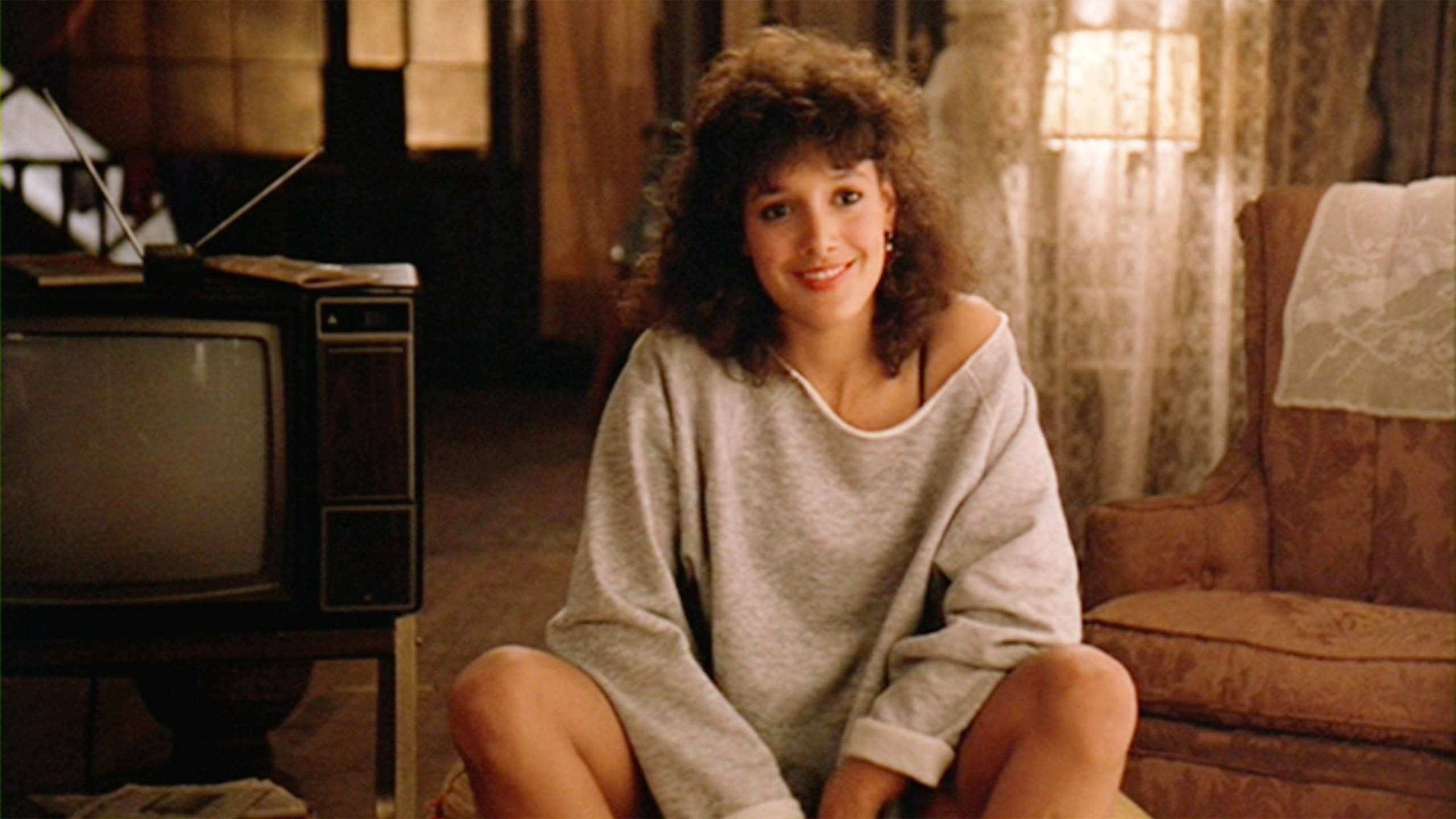 LOS ANGELES - APRIL 15: The movie "Flashdance", directed by Adrian Lyne. Seen here, Jennifer Beals as Alex Owens. Initial ...