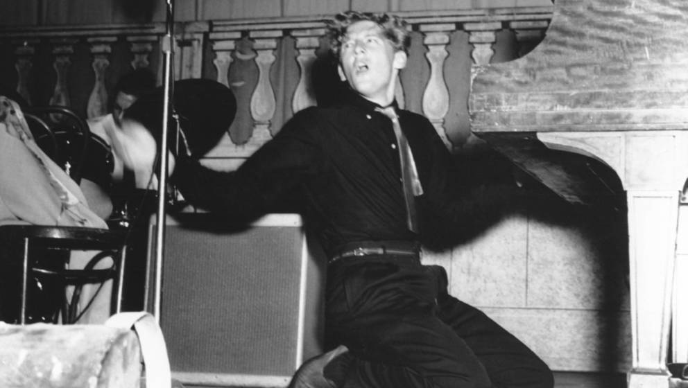 Jerry Lee Lewis bei einem Auftritt 1958