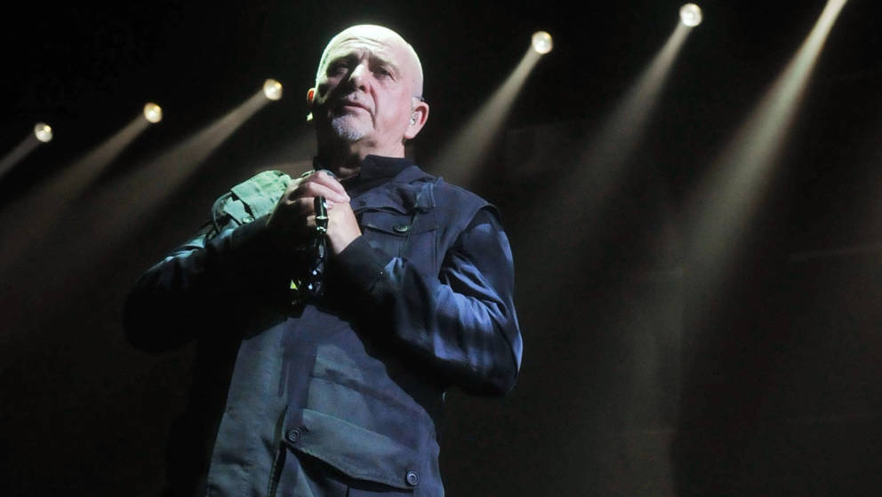 LONDON, ENGLAND - DECEMBER 03:  Peter Gabriel performs live on stage at Wembley Arena during his Back to Front tour on Decemb