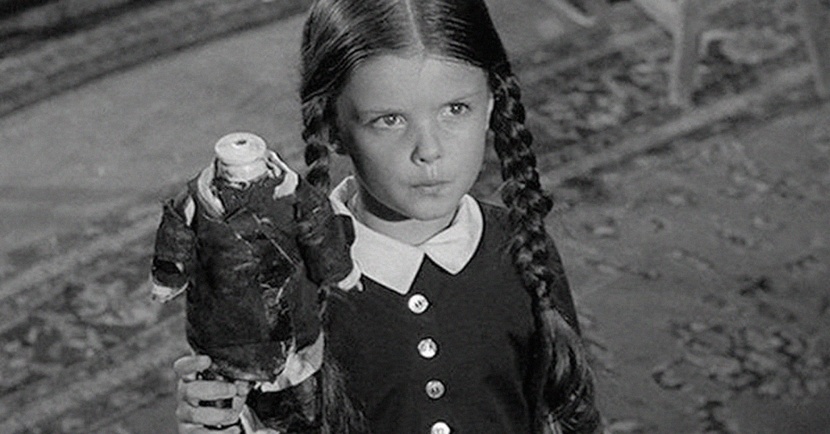 Lisa Loring als Wednesday in der "Addams Family"