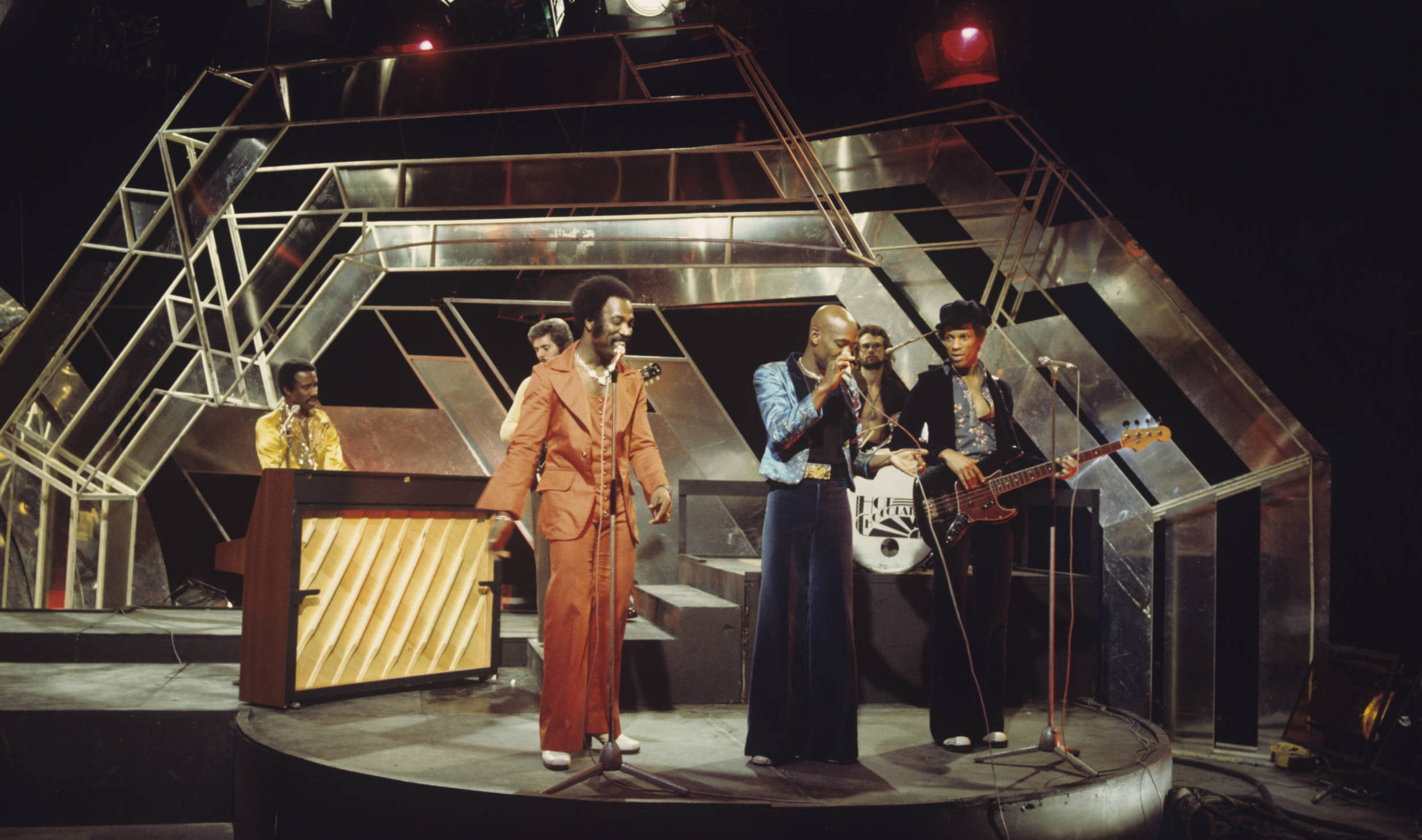 UNITED KINGDOM - NOVEMBER 01: Hot Chocolate with lead singer Errol Brown perform on the BBC television show Top of the Pop...