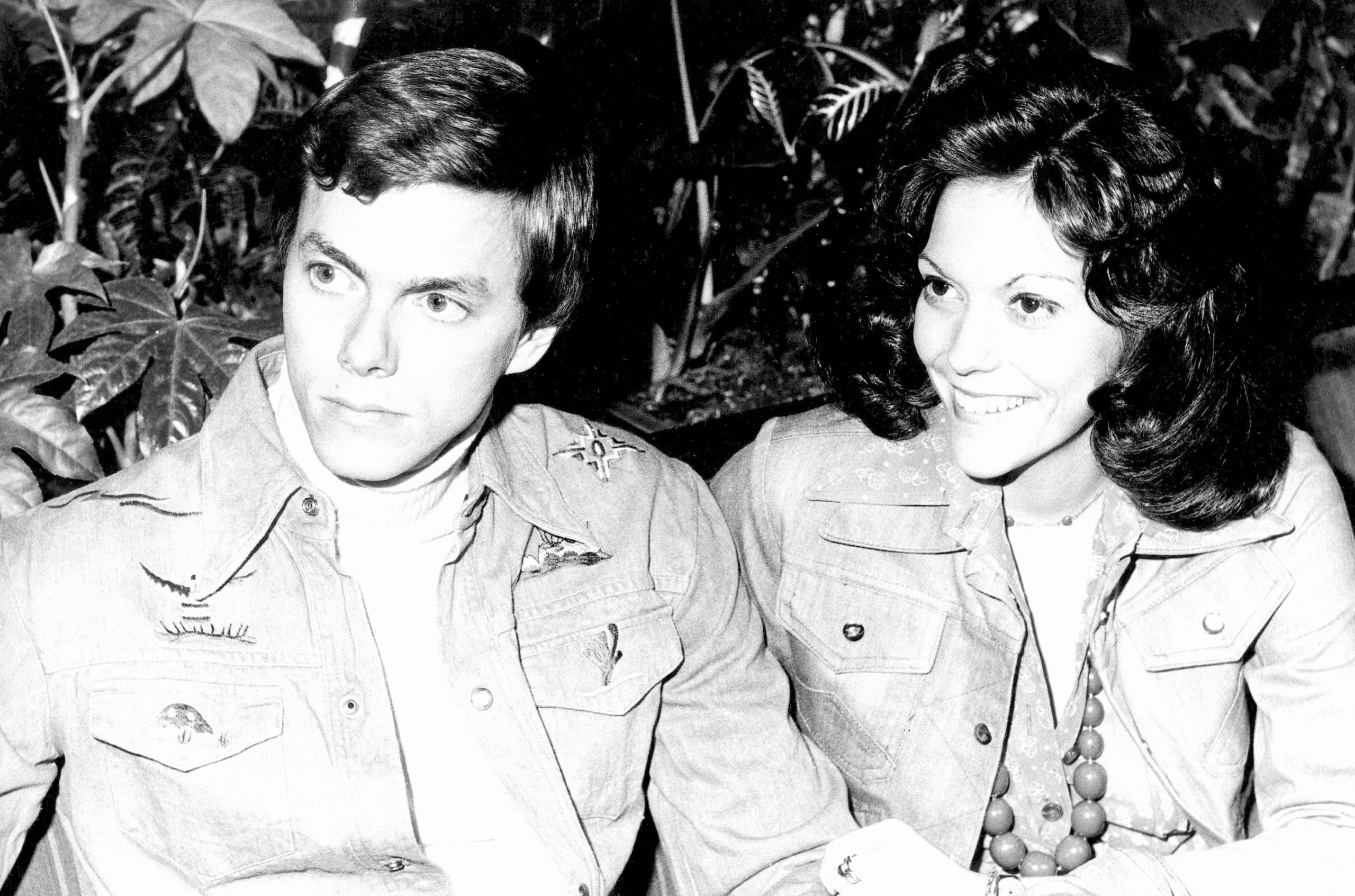 A portrait of The Carpenters, London, 9th February 1974, Richard Carpenter, Karen Carpenter. (Photo by Michael Putland/Get...