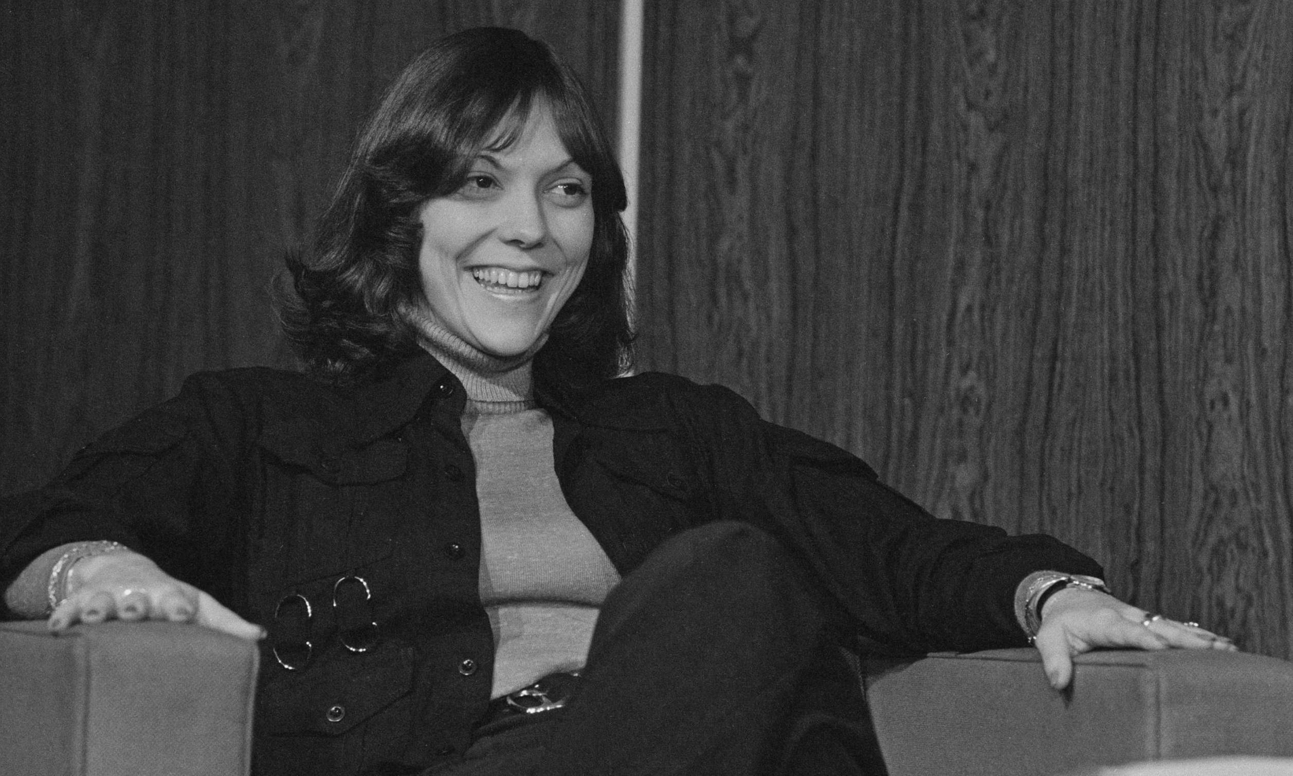 American singer and drummer Karen Carpenter (1950 - 1983), of pop duo The Carpenters, Frankfurt, West Germany, 16th Februa...
