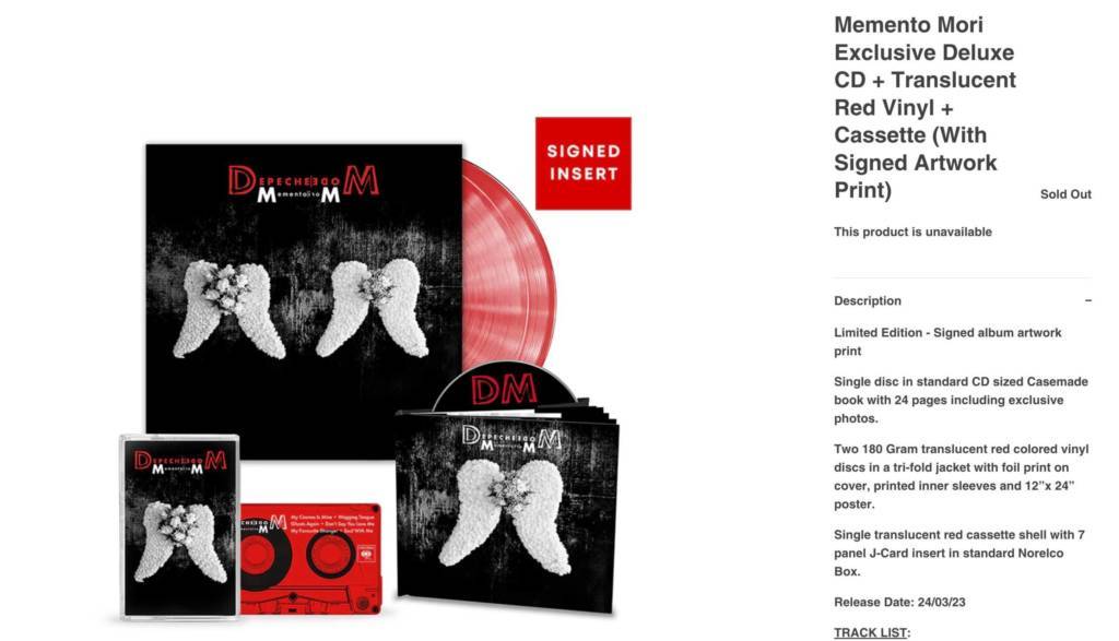 Depeche Mode - Memento Mori (CD Deluxe)
