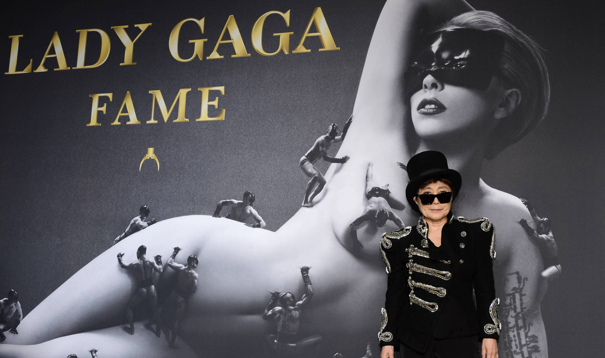 NEW YORK, NY - SEPTEMBER 13:  Yoko Ono attends Lady Gaga "Fame" Eau de Parfum Launch Event at Guggenheim Museum on Septemb...