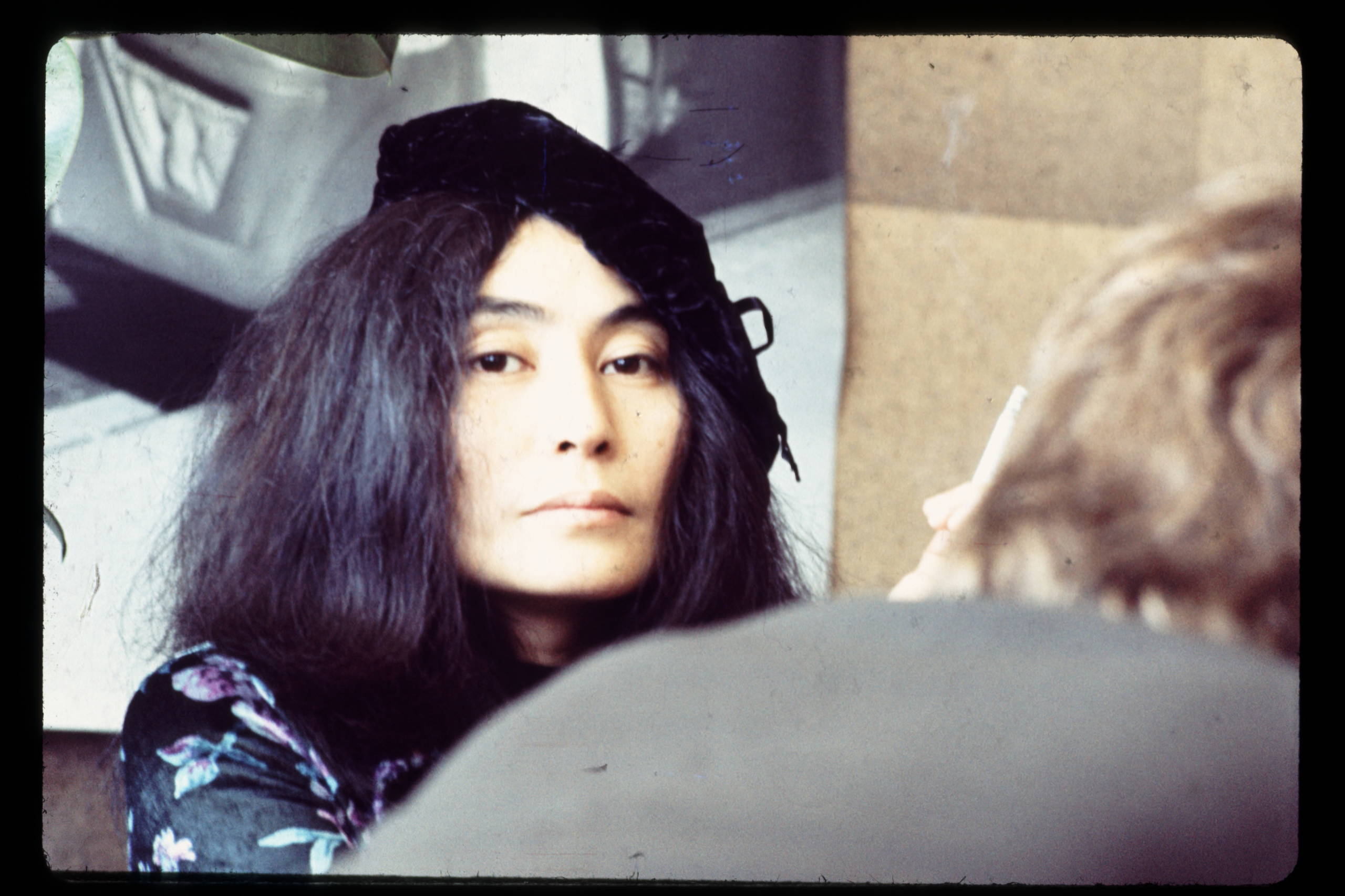 LONDON: Yoko Ono in Selfridges department store, Oxford Street, London in 1971 to promote the publication of the 2nd editi...