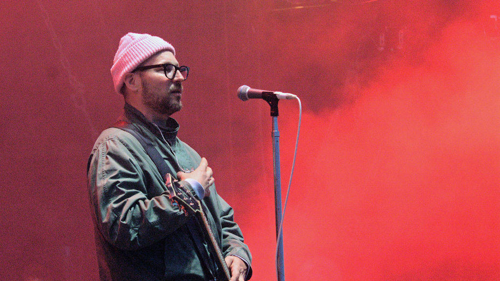 Arnim Teutoburg-Weiß auf dem „Rock am Ring", 2022.