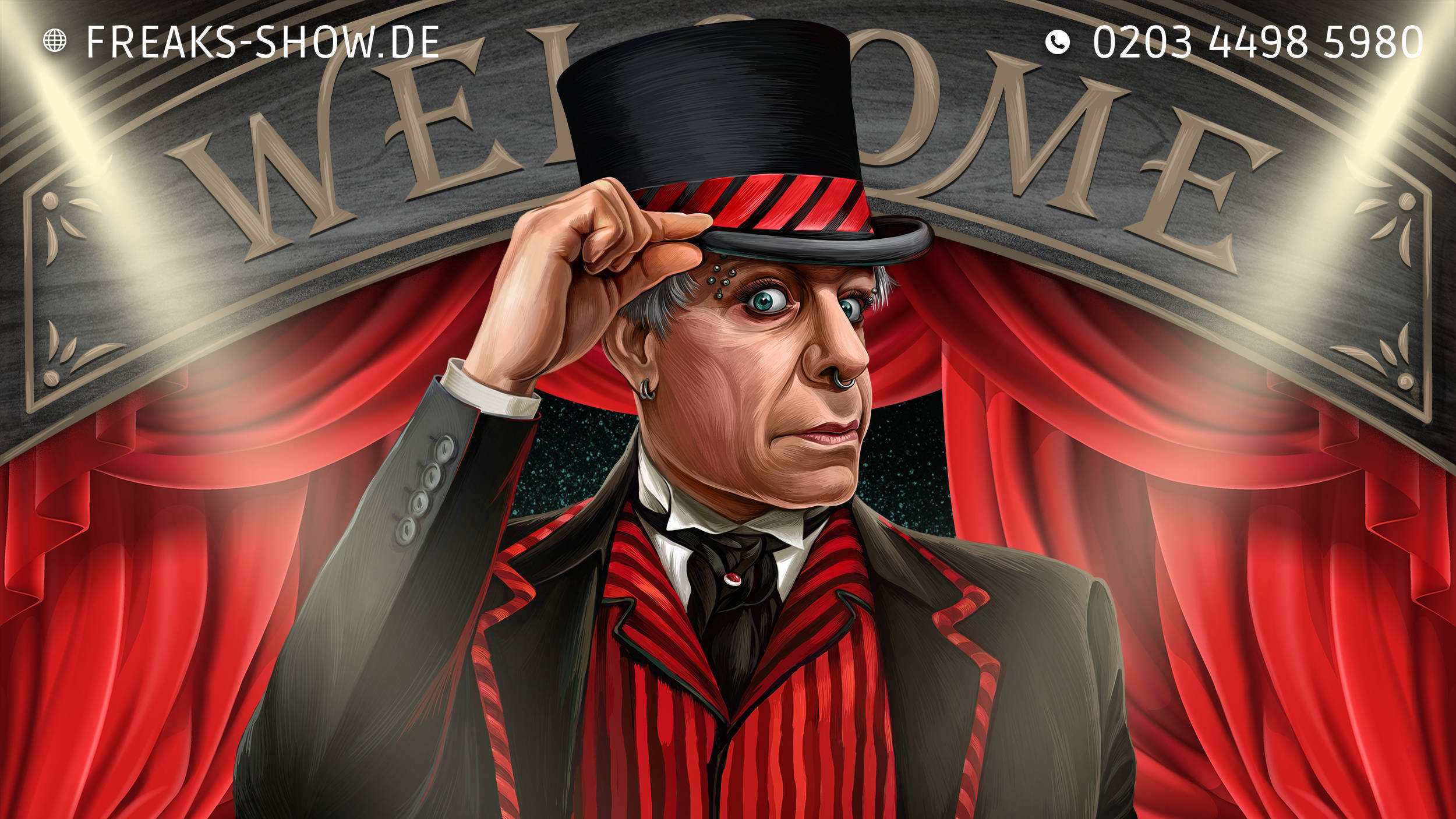 Till Lindemann als Zirkus-Direktor: „The Greatest Comedian Freakshow“