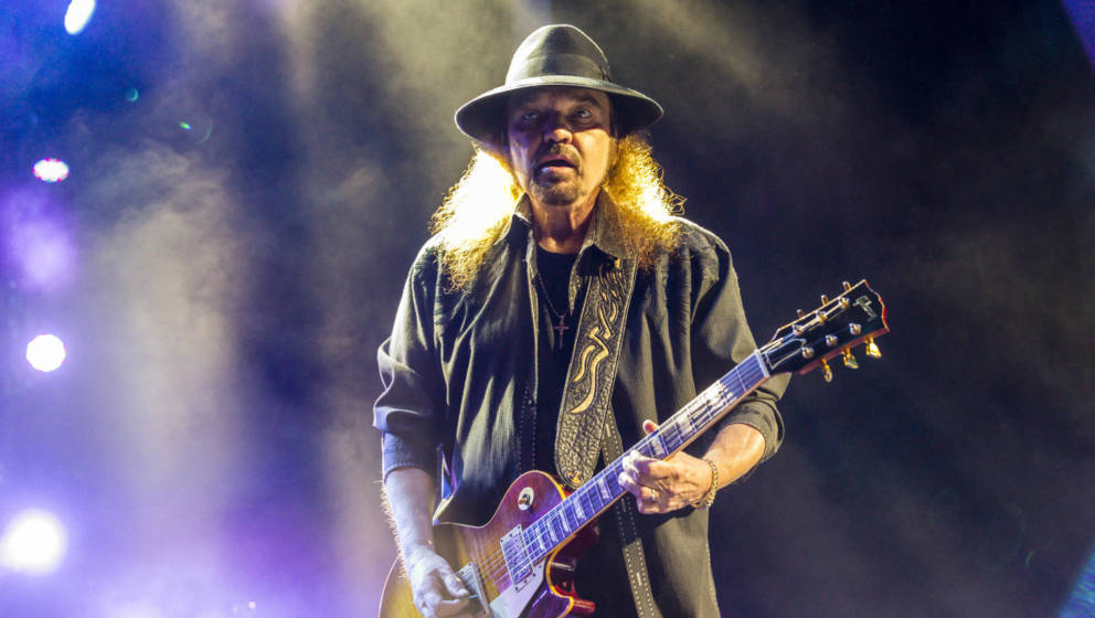 Garry Rossington von Lynyrd Skynyrd 2016 in Cleveland, Ohio. (Photo by Angelo Merendino/Getty Images)