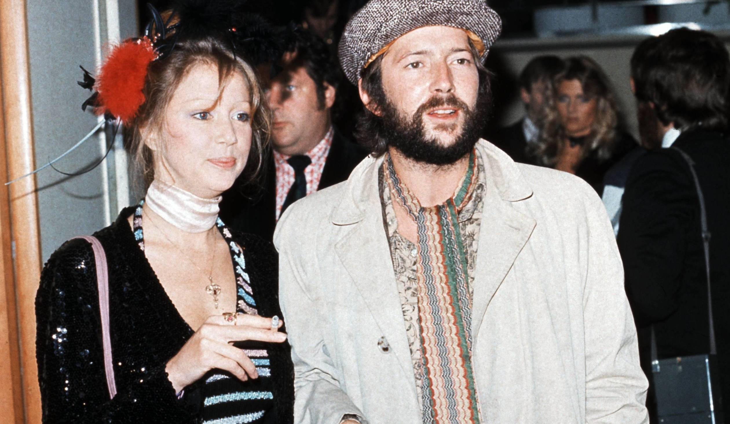UNITED KINGDOM - JANUARY 01:  Photo of Patti BOYD and Eric CLAPTON; with Patti Boyd, posed  (Photo by Graham Wiltshire/Red...