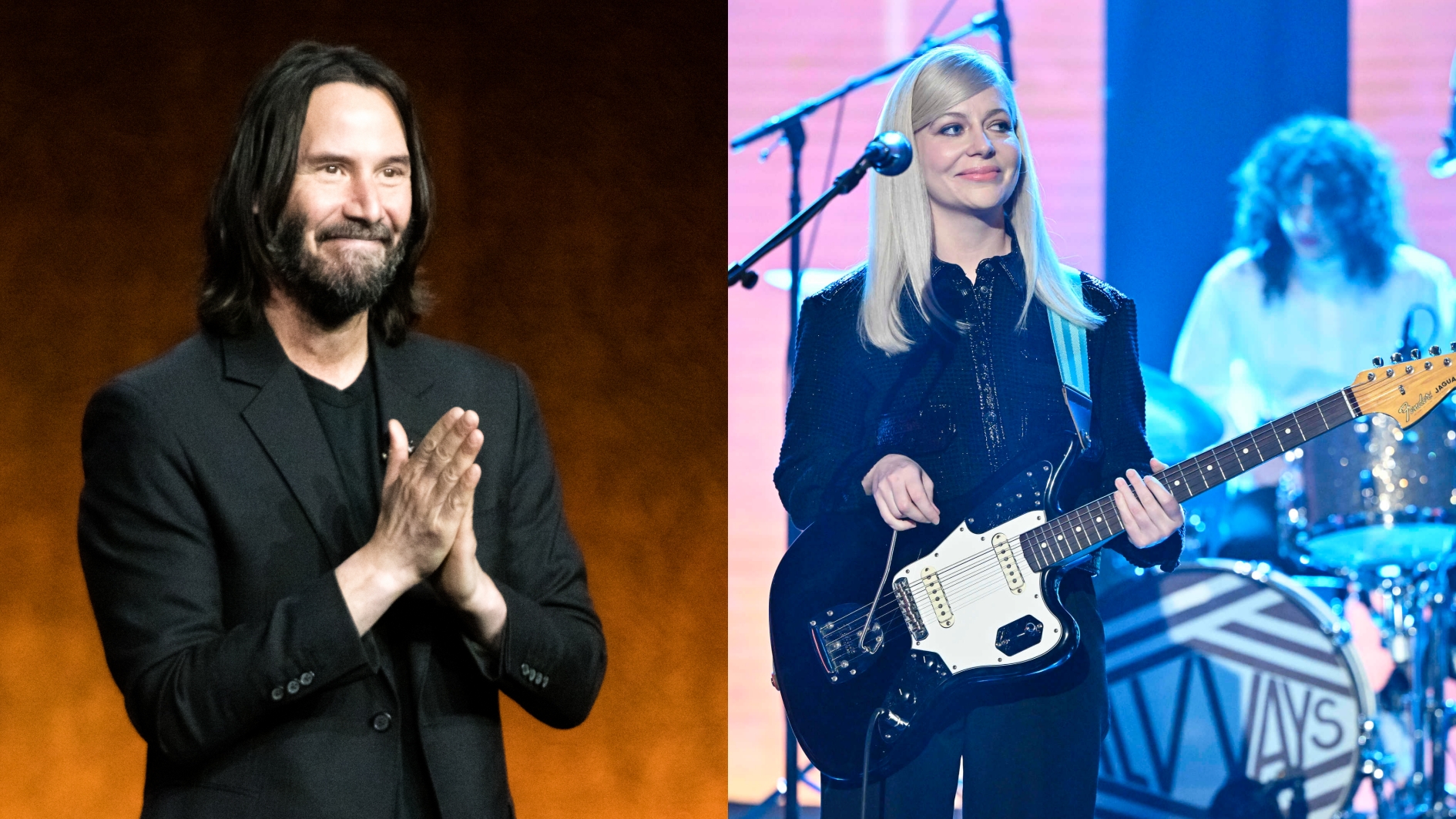 Keanu Reeves / Sängerin der Band Alvvays