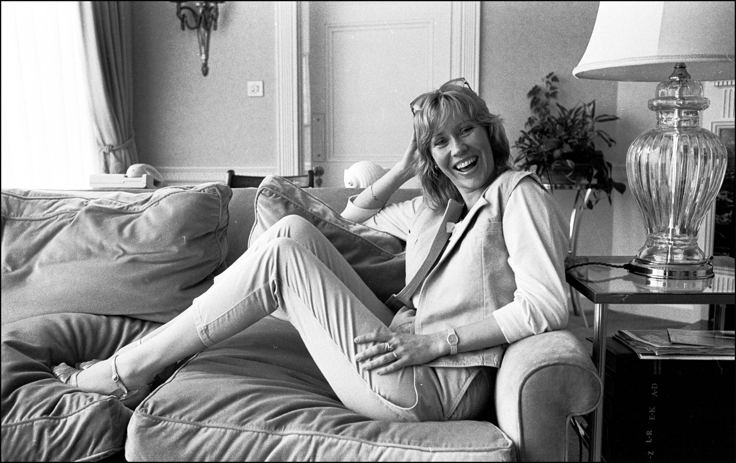 Singer Agnetha Faltskog of Swedish pop group Abba, 1983. (Photo by Michael Ward/Getty Images)