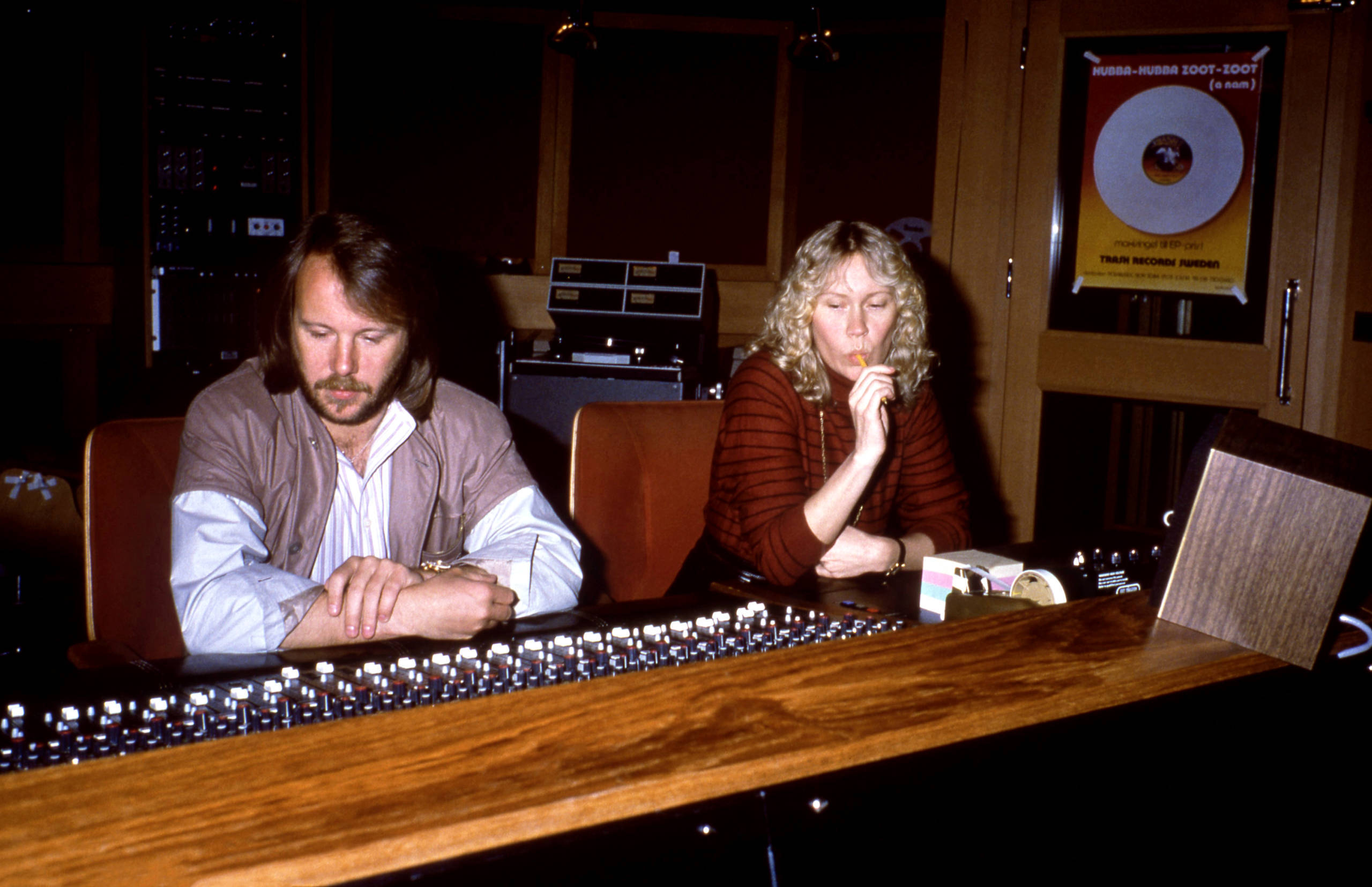 Swedish musician, singer, composer and producer Benny Andersson and Swedish singer, songwriter, musician Agnetha Fältskog...